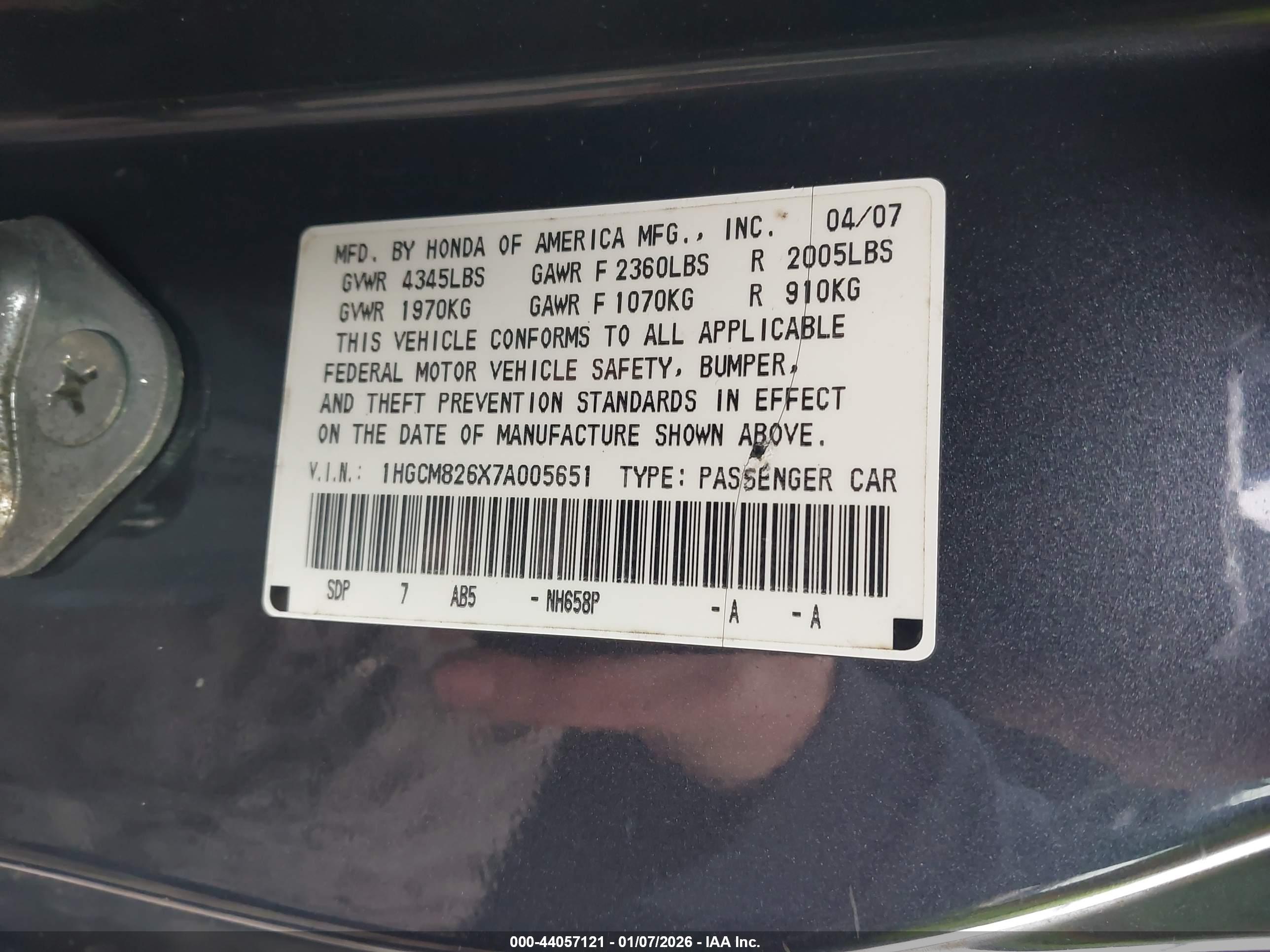 HONDA ACCORD image 9