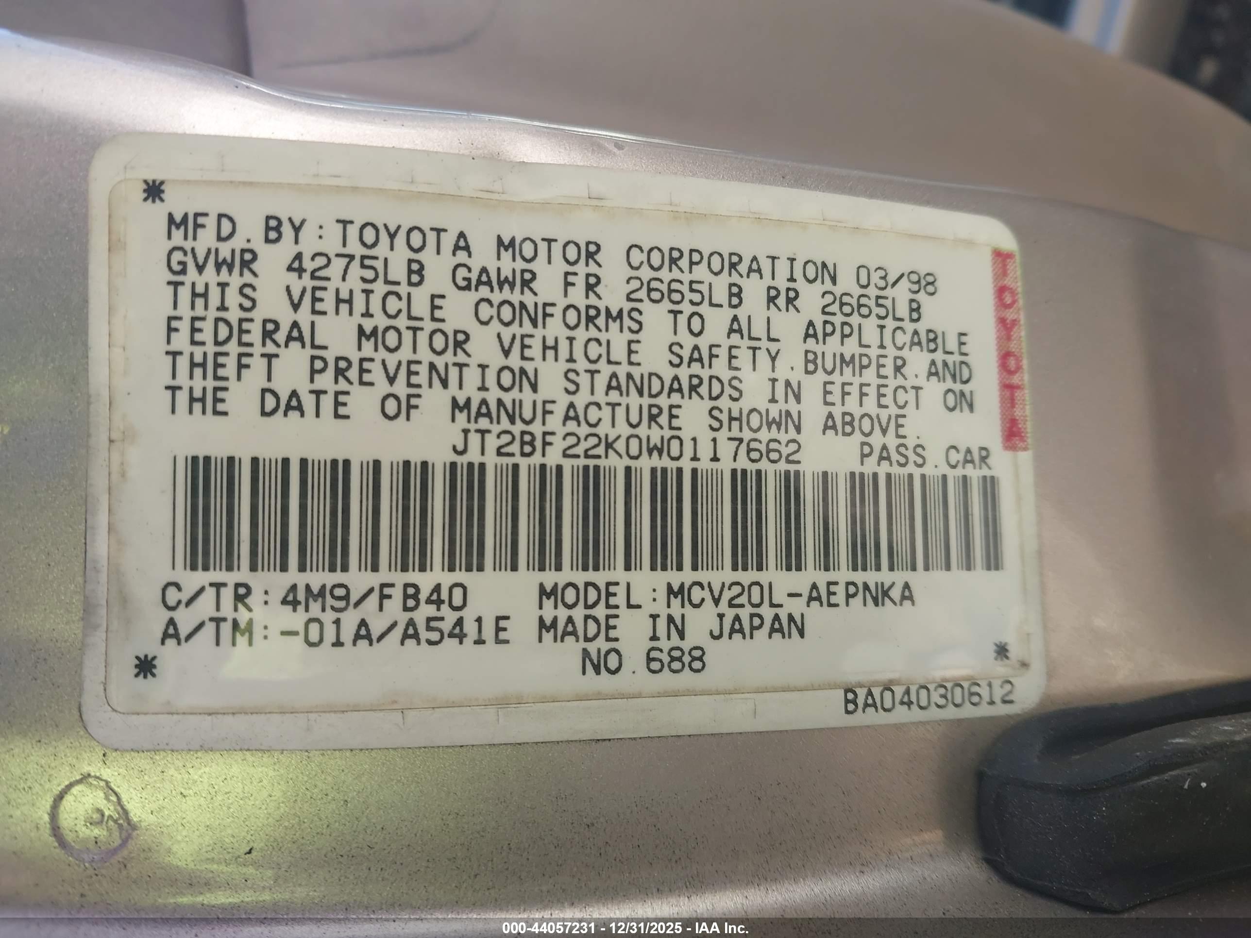 TOYOTA CAMRY image 9
