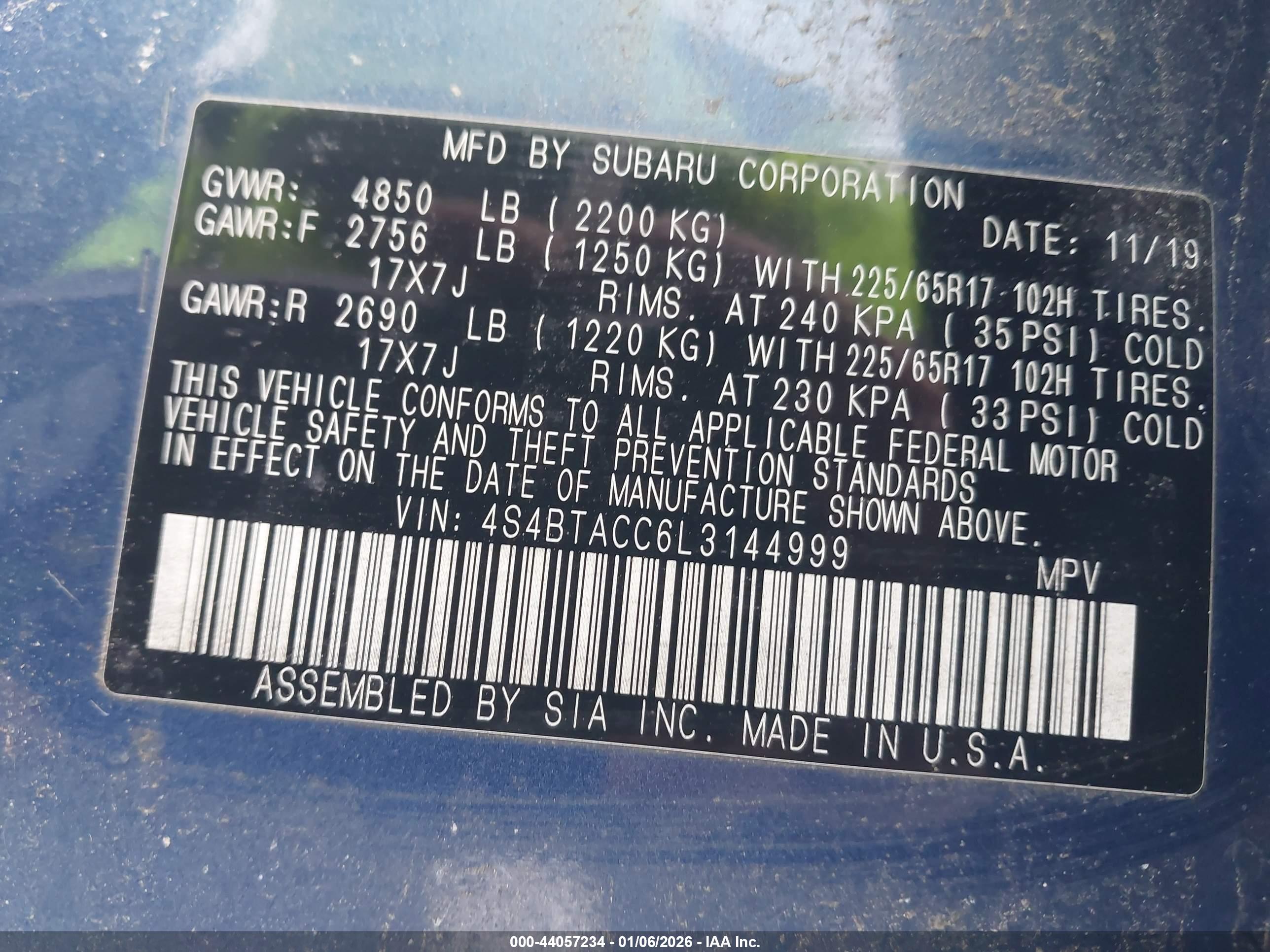 SUBARU OUTBACK image 9