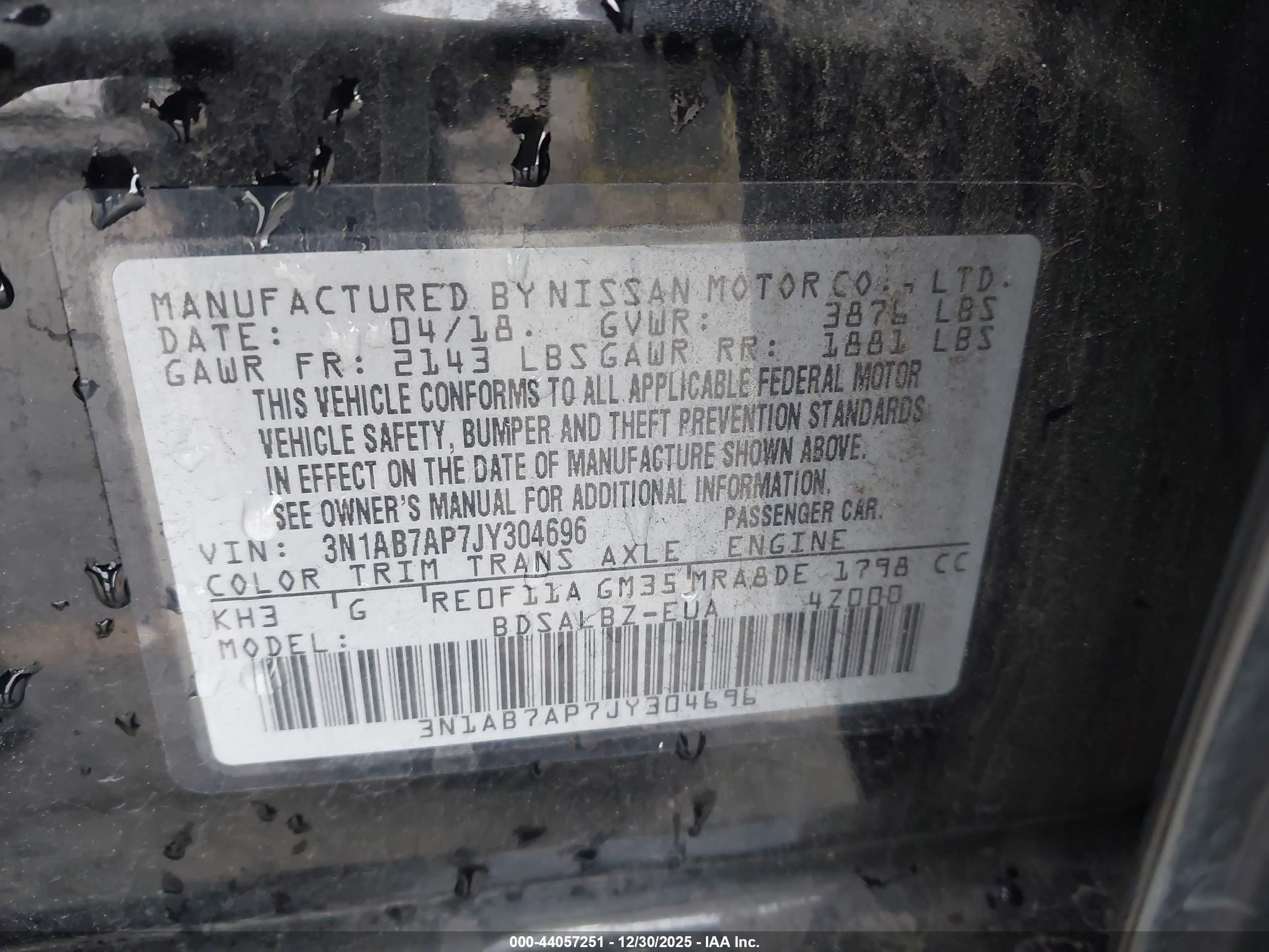 NISSAN SENTRA image 9