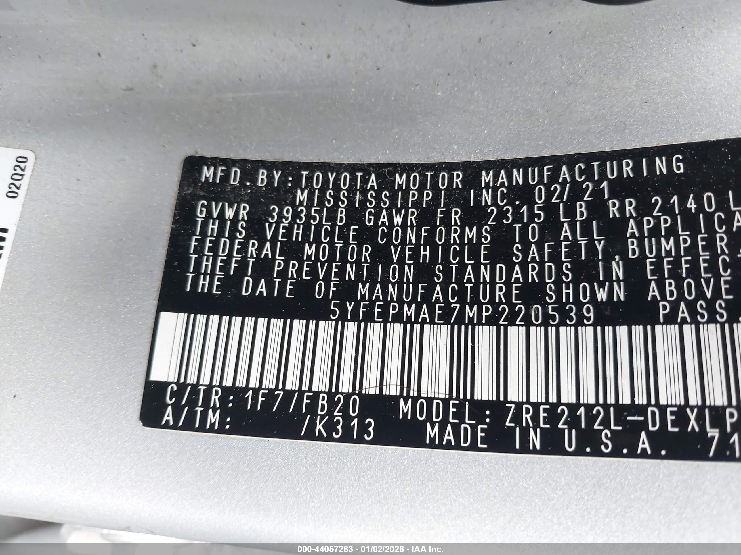 TOYOTA COROLLA image 9