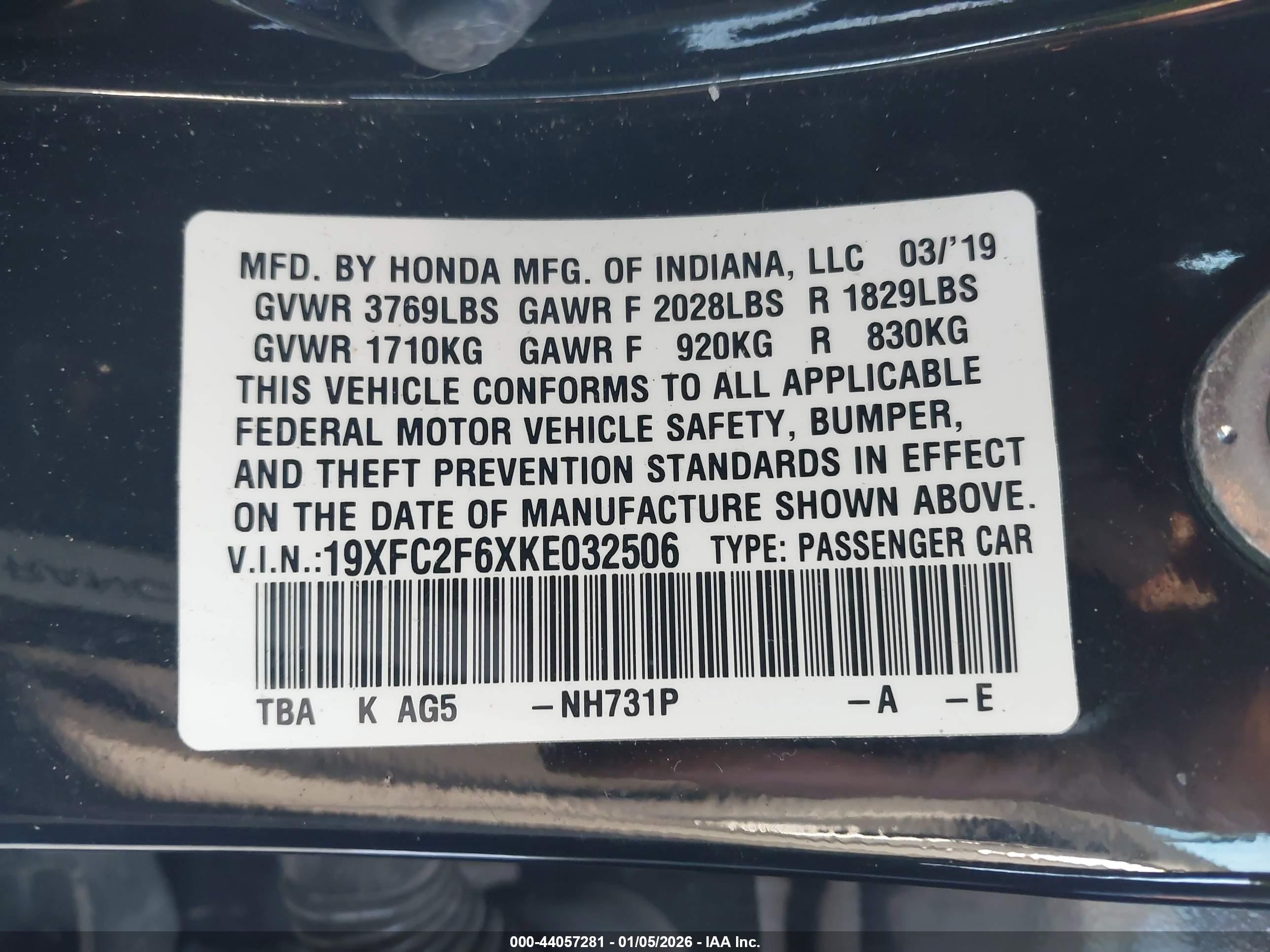 HONDA CIVIC image 9