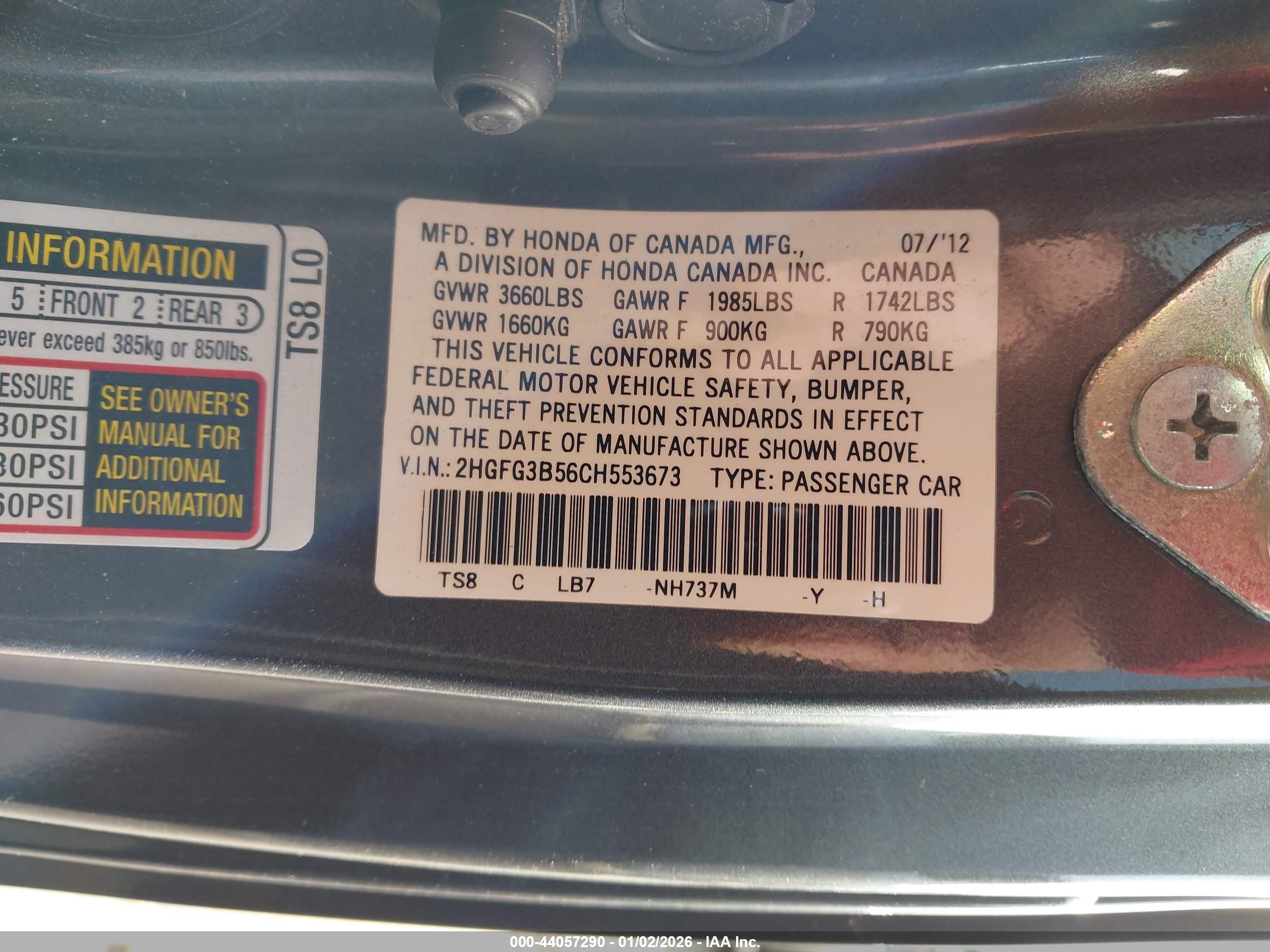 HONDA CIVIC image 9