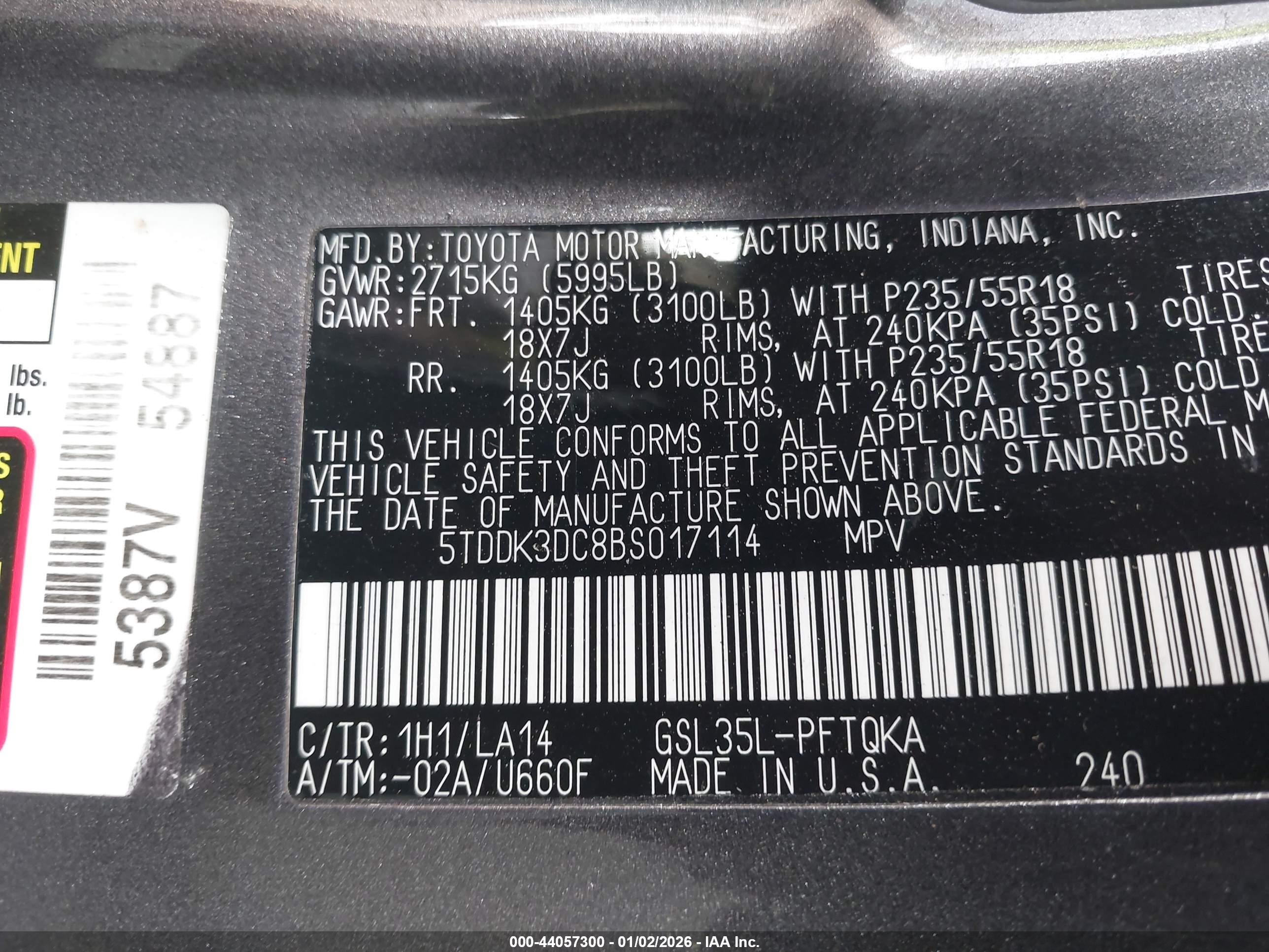 TOYOTA SIENNA image 9