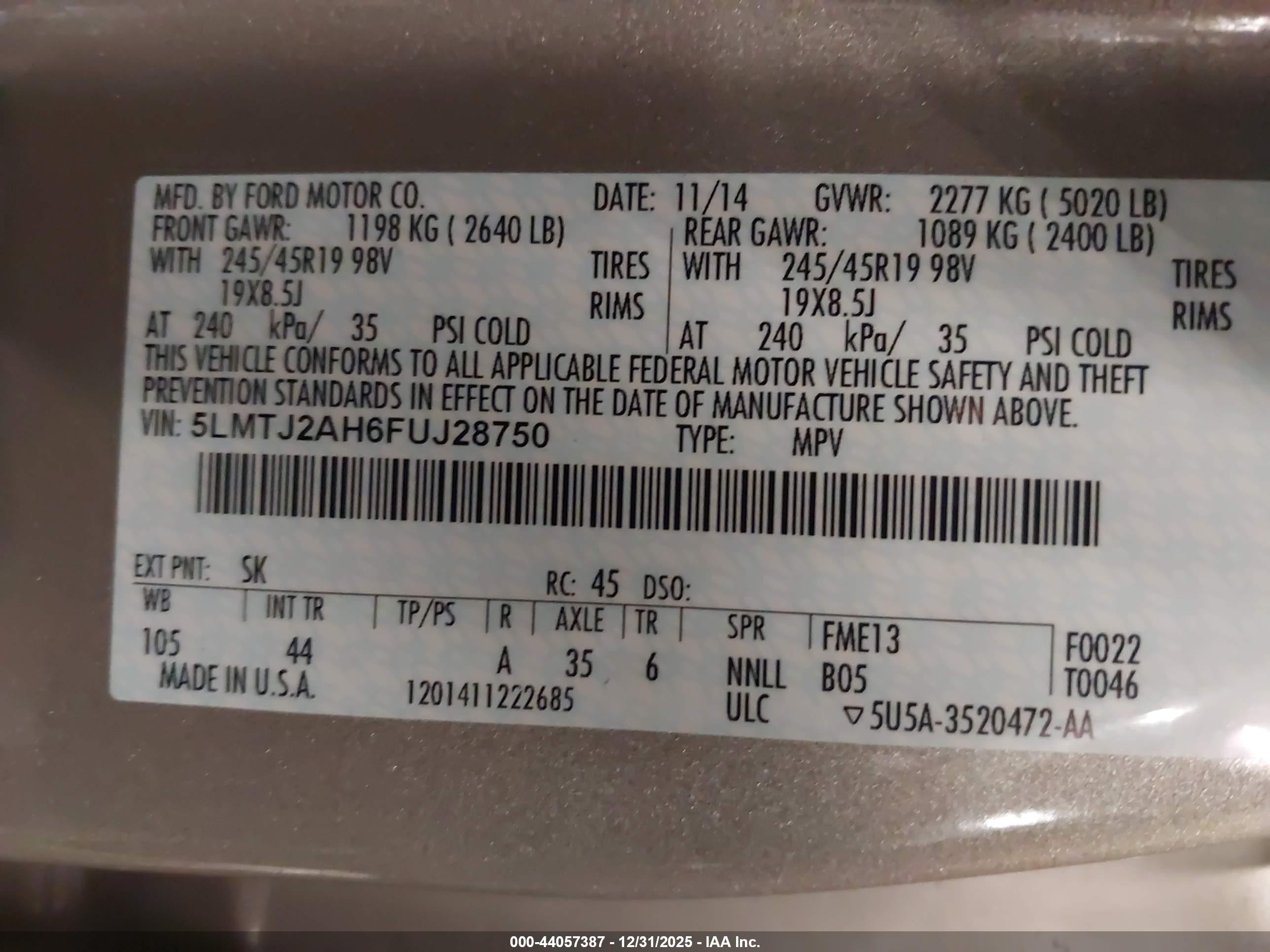 LINCOLN MKC image 9