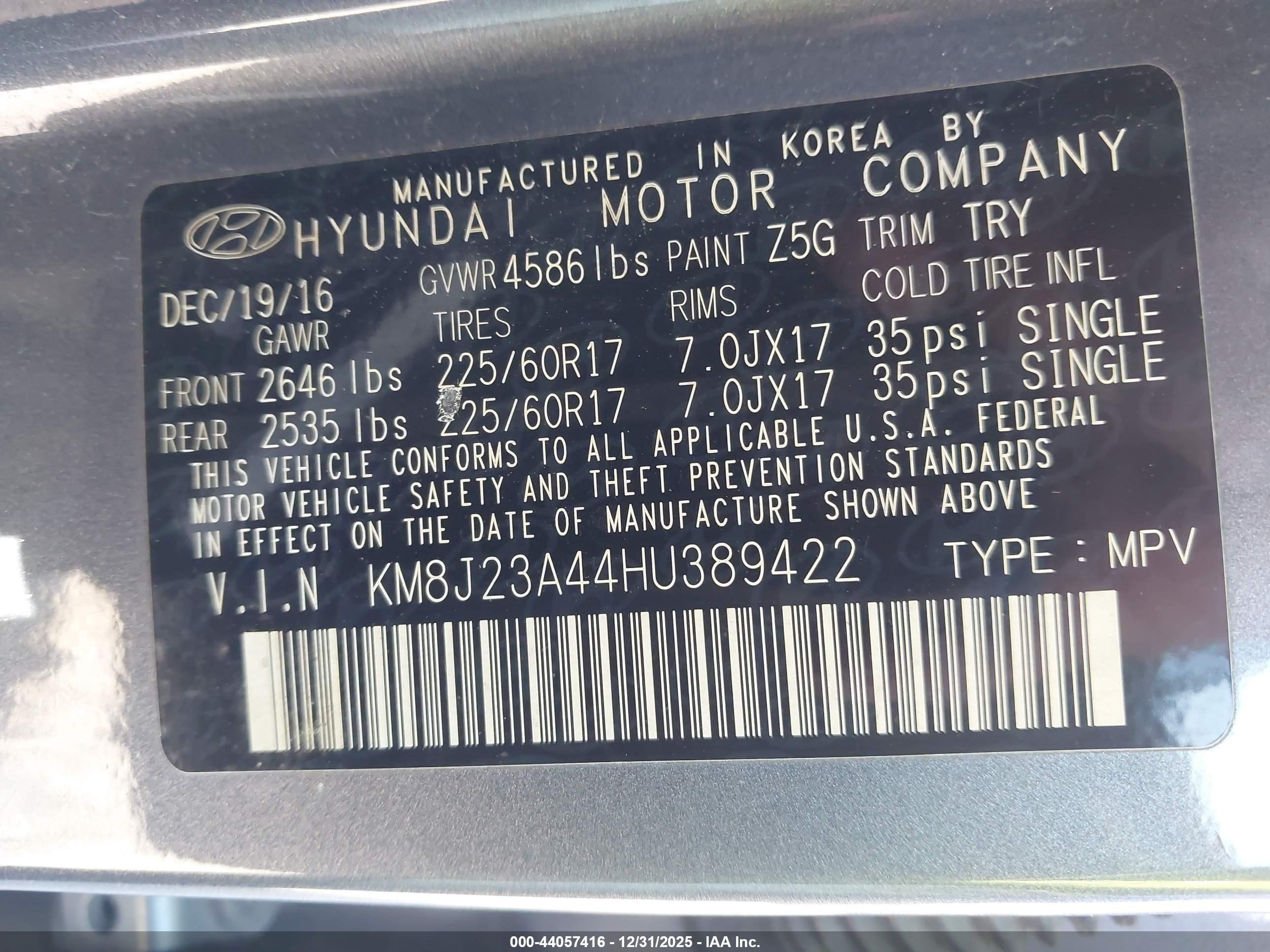 HYUNDAI TUCSON image 9