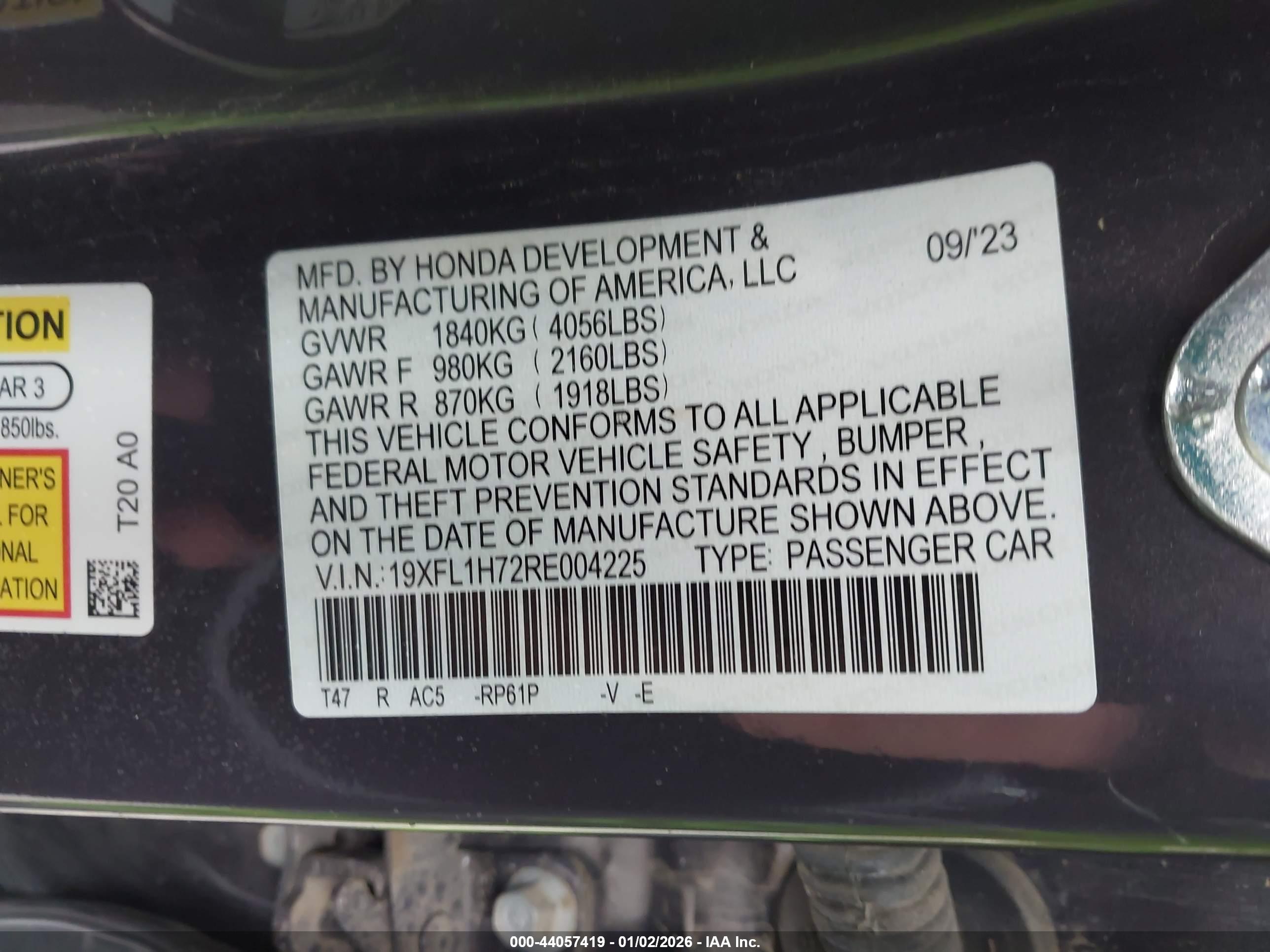 HONDA CIVIC image 9