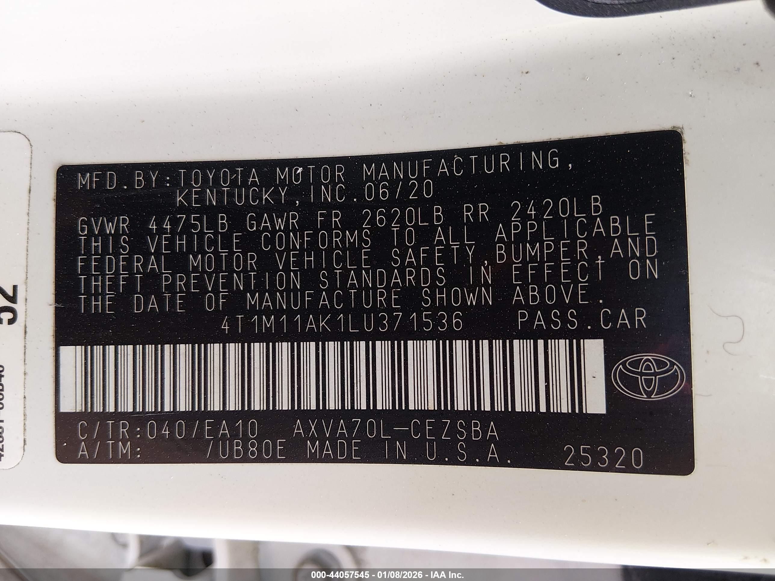 TOYOTA CAMRY image 9