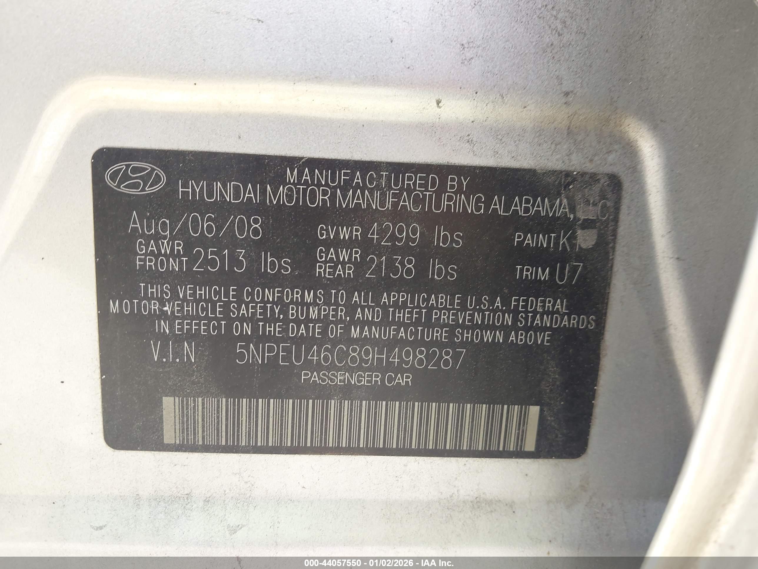 HYUNDAI SONATA image 9