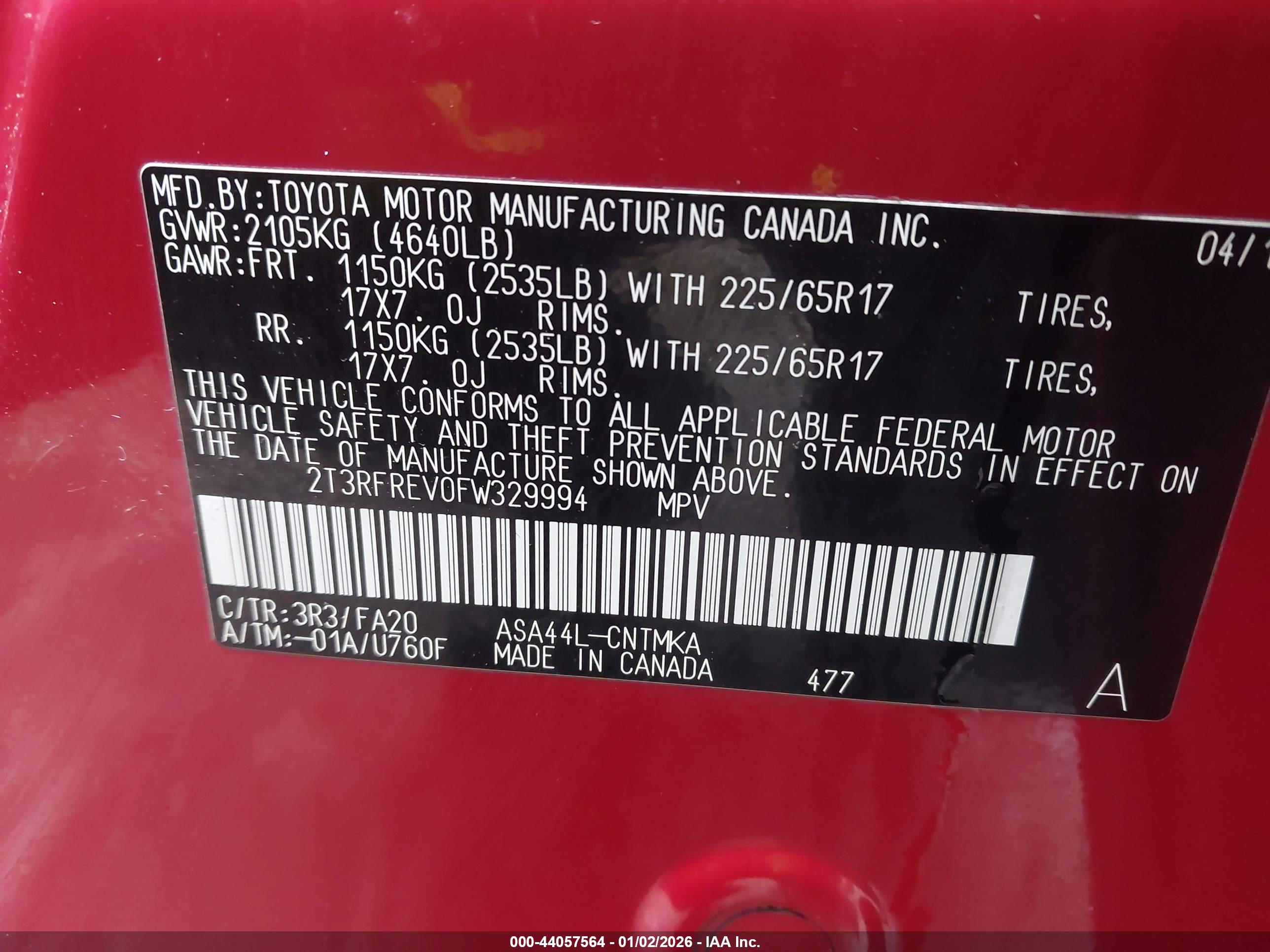 TOYOTA RAV4 image 9
