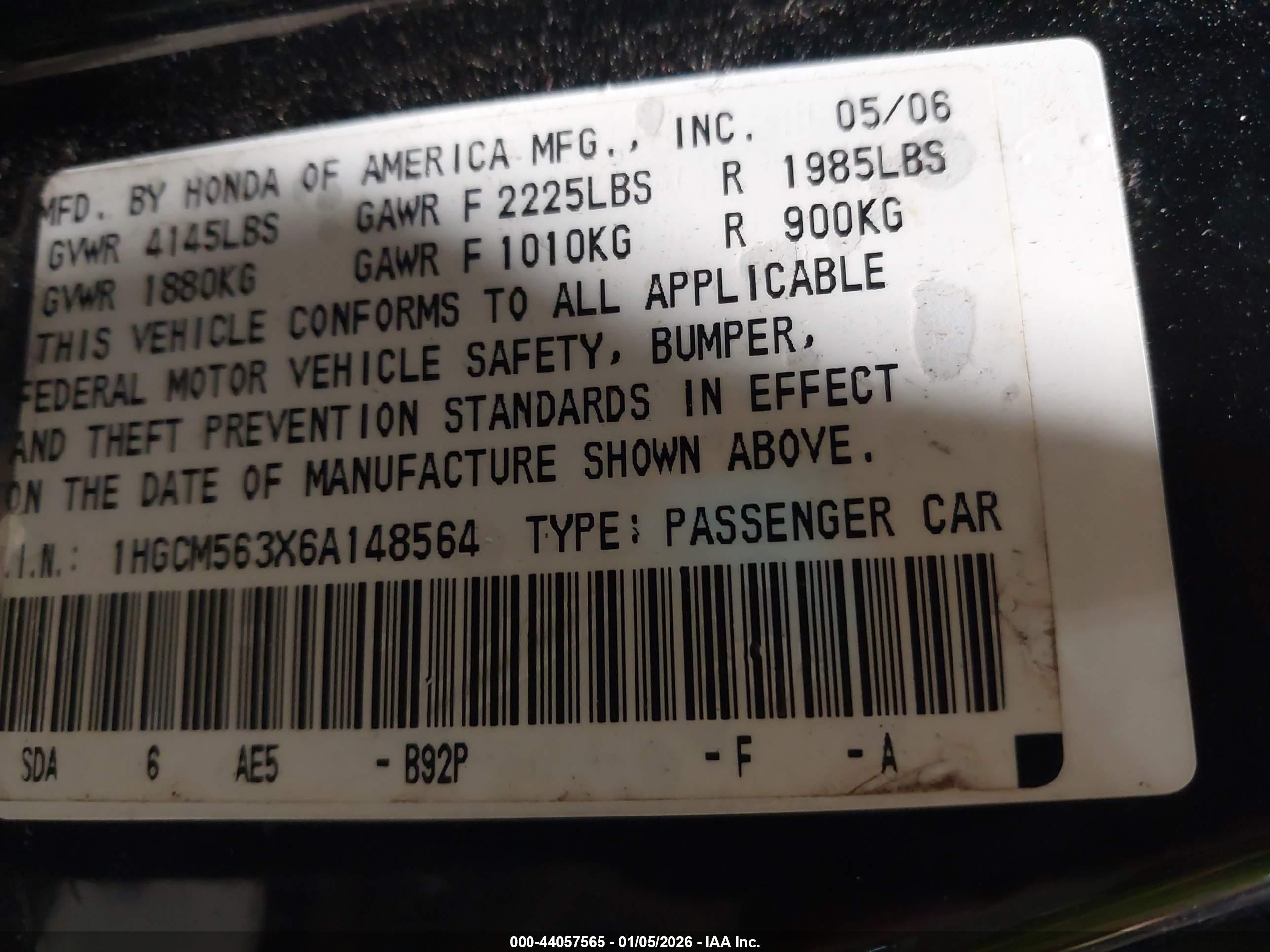 HONDA ACCORD image 9