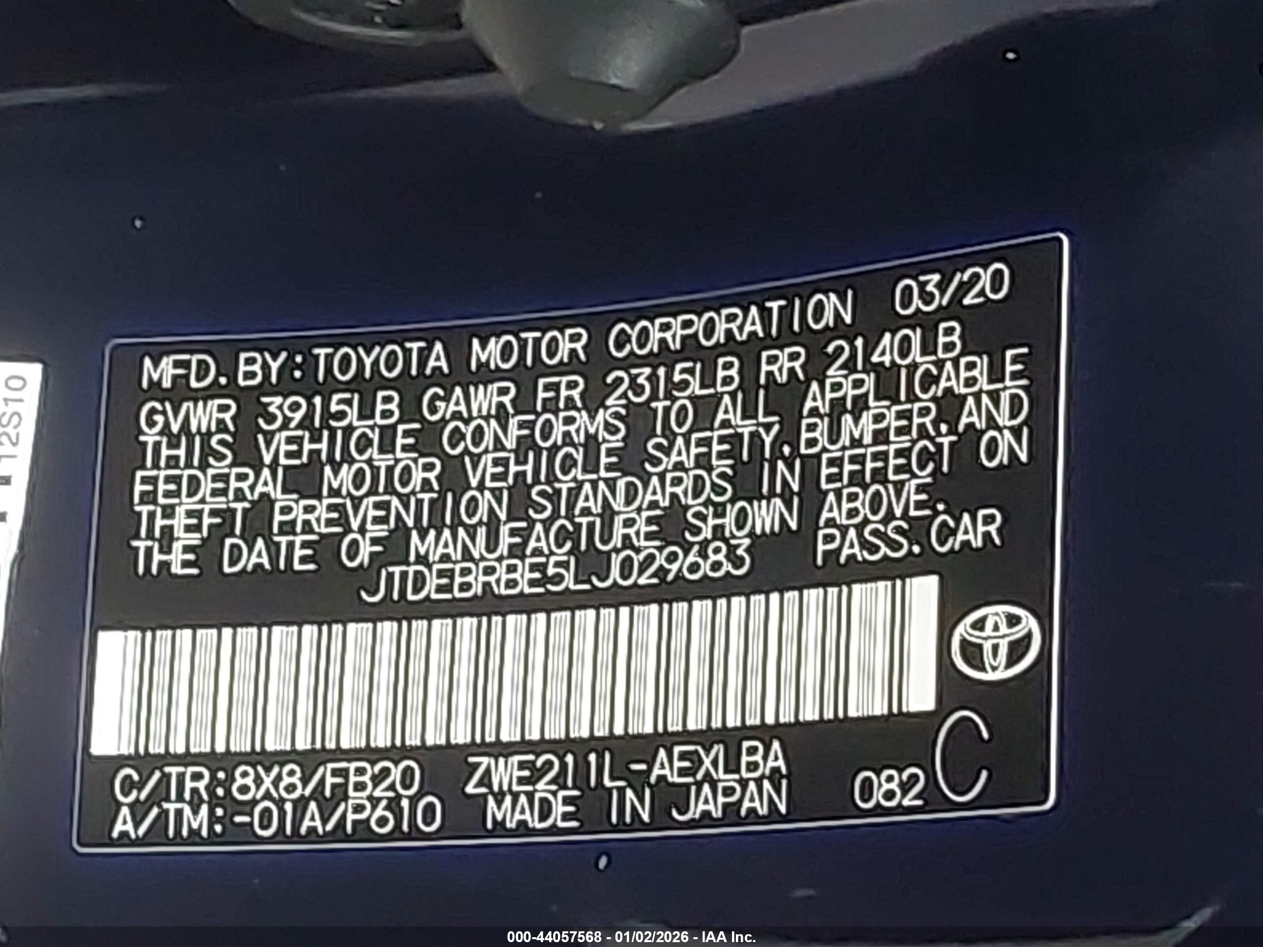 TOYOTA COROLLA image 9