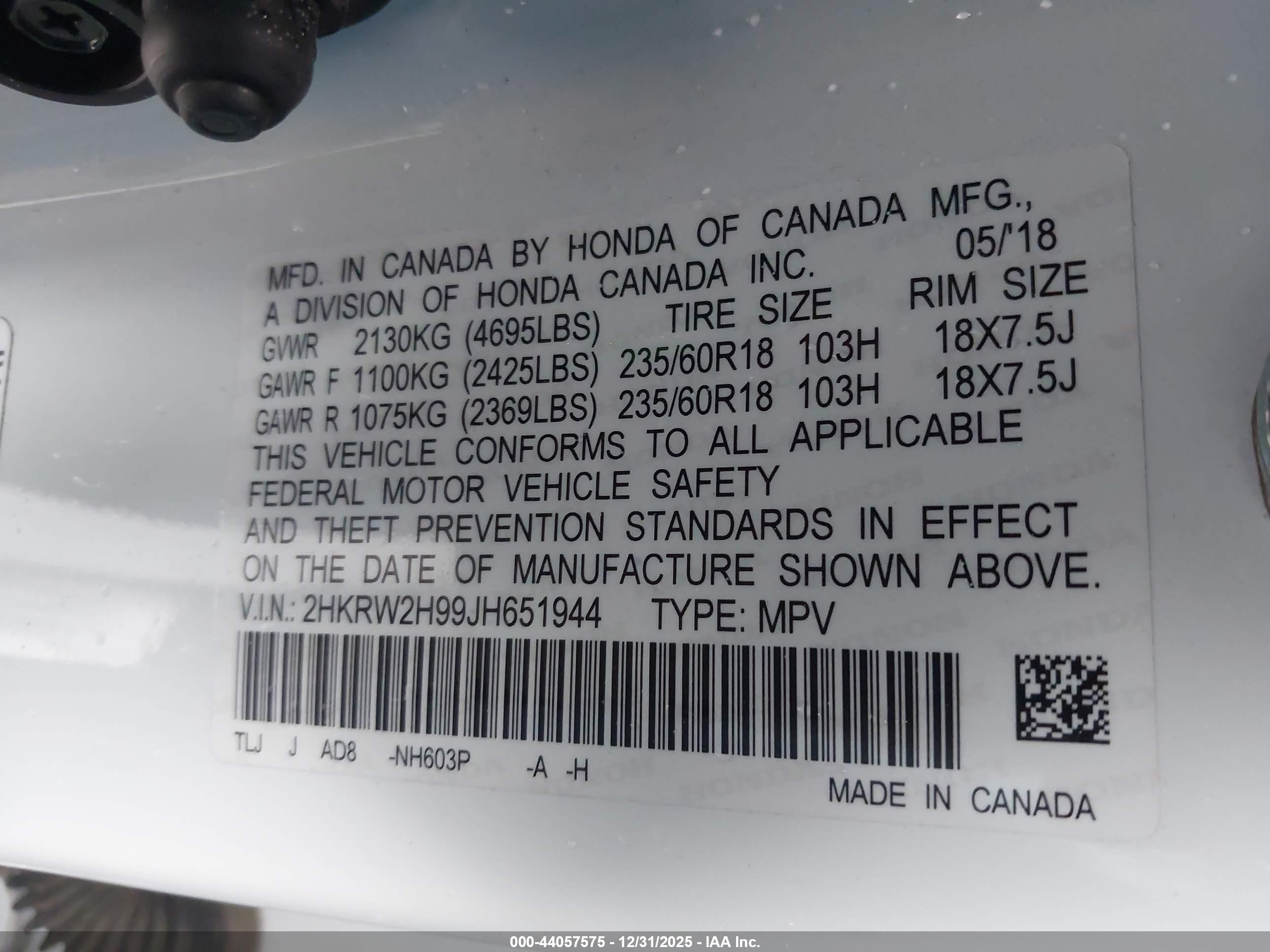 HONDA CR-V image 9