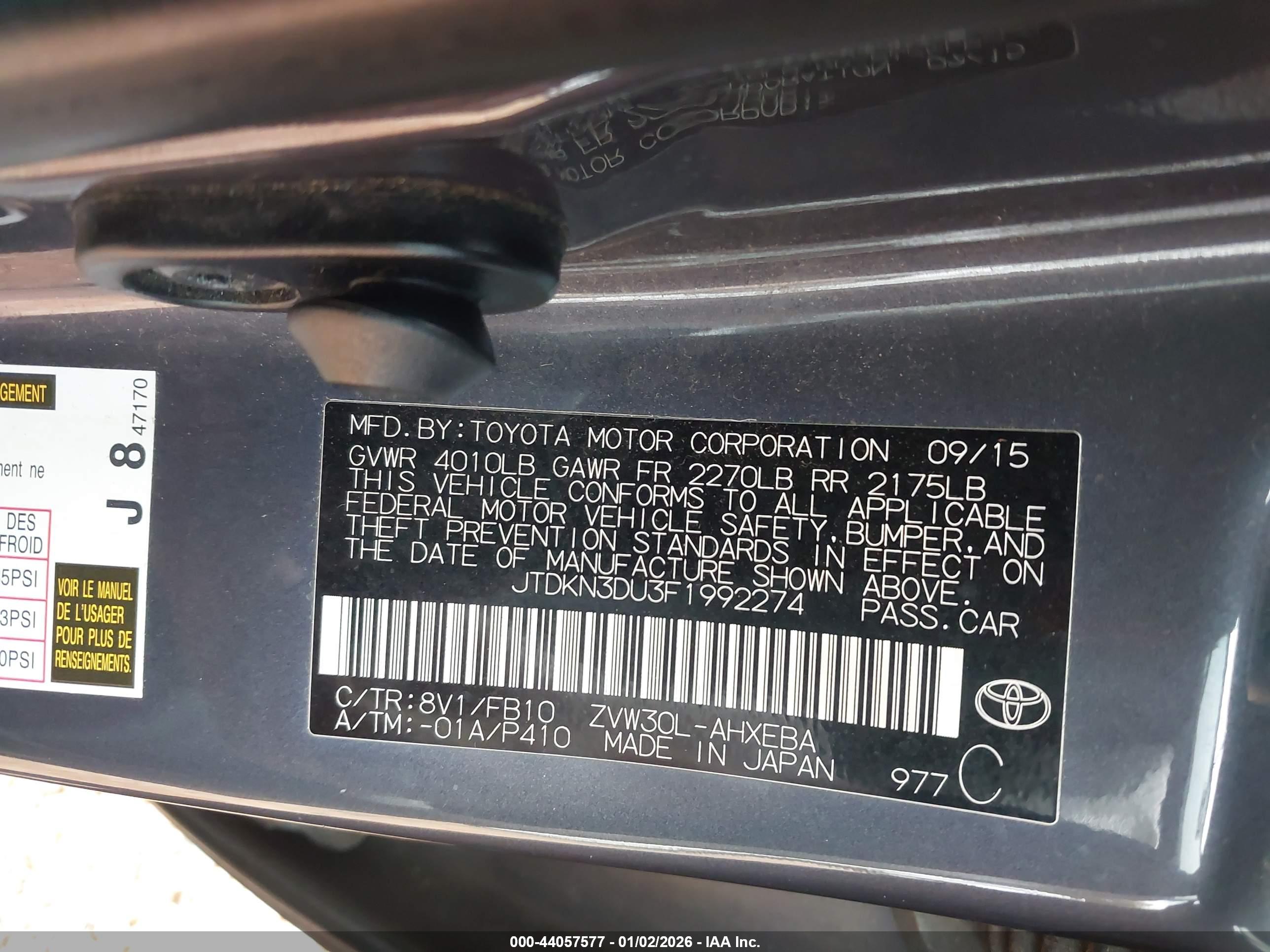 TOYOTA PRIUS image 9