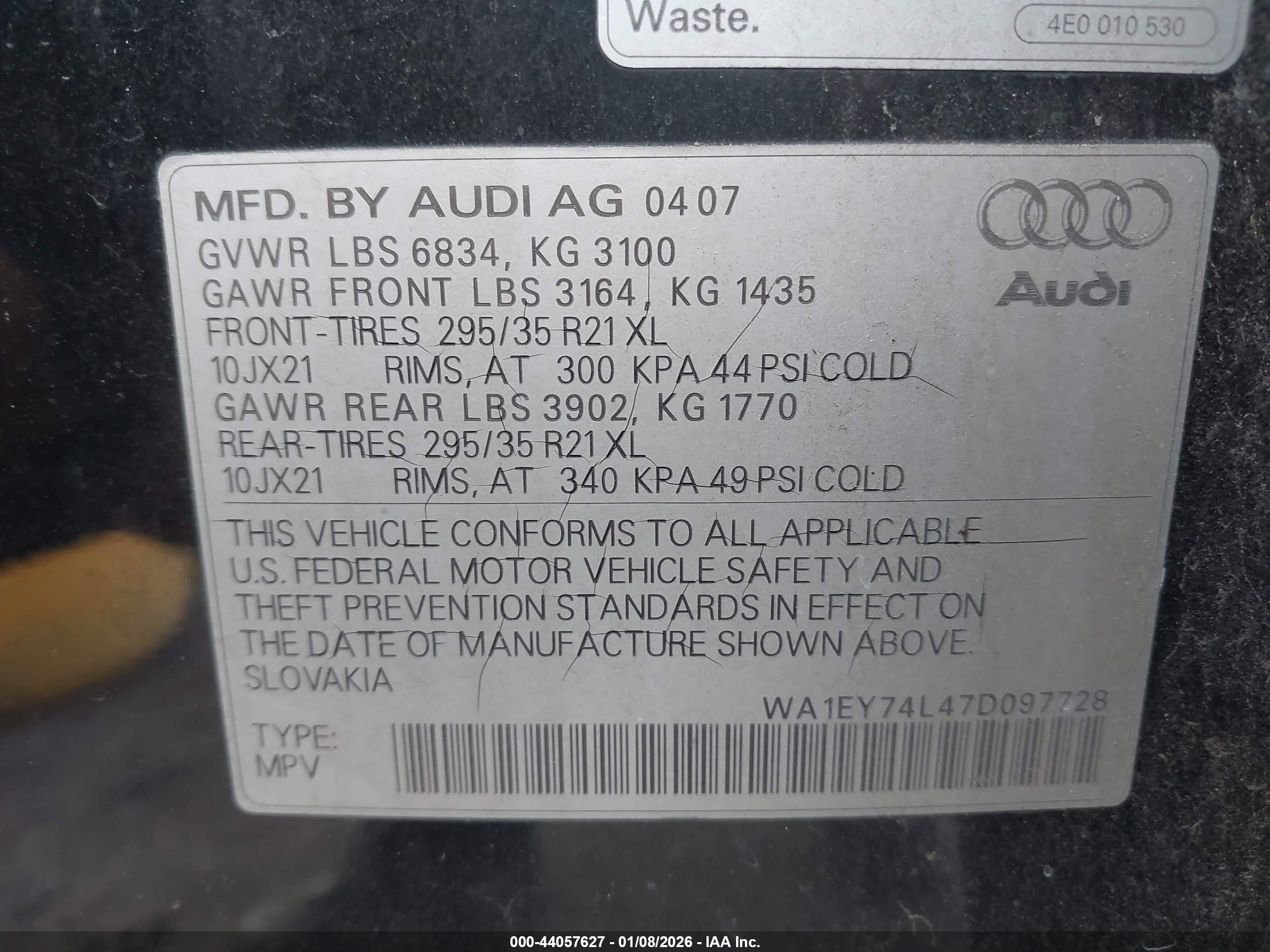 AUDI Q7 image 9