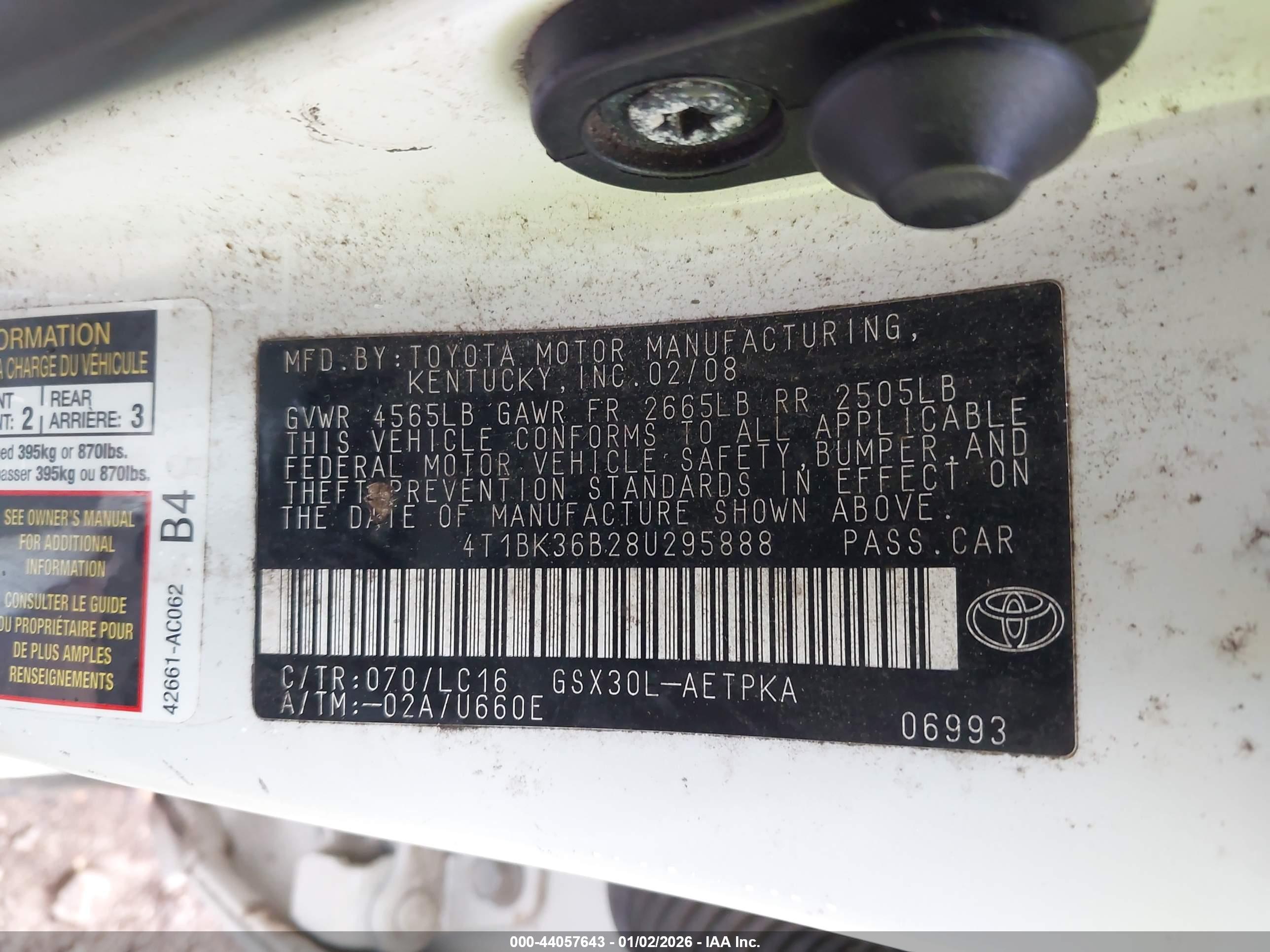 TOYOTA AVALON image 9