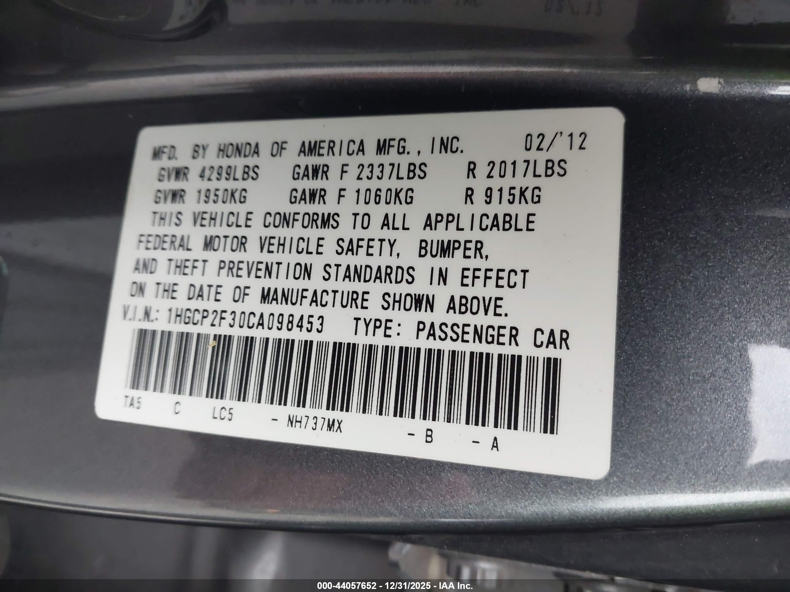 HONDA ACCORD image 9