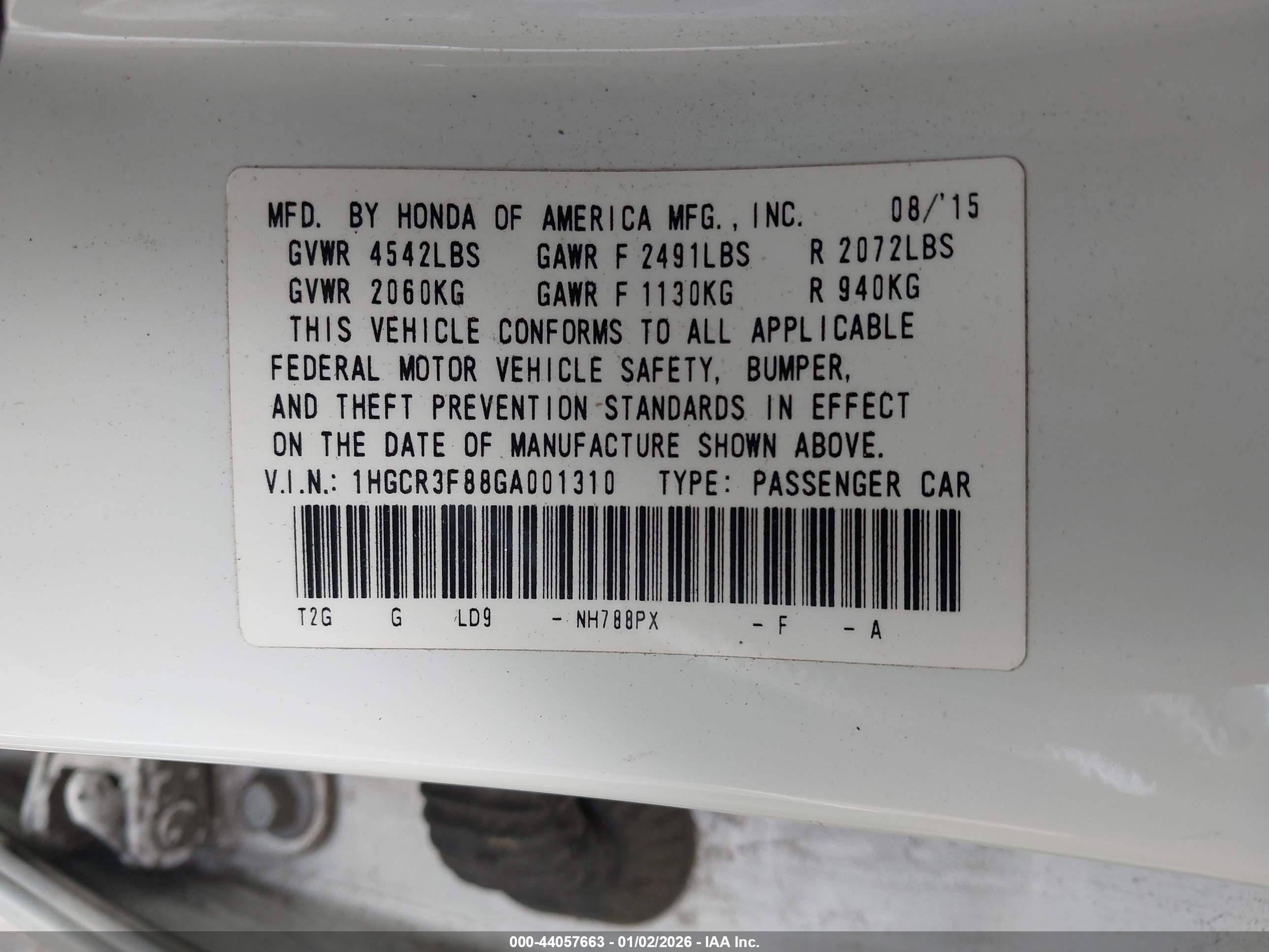 HONDA ACCORD image 9