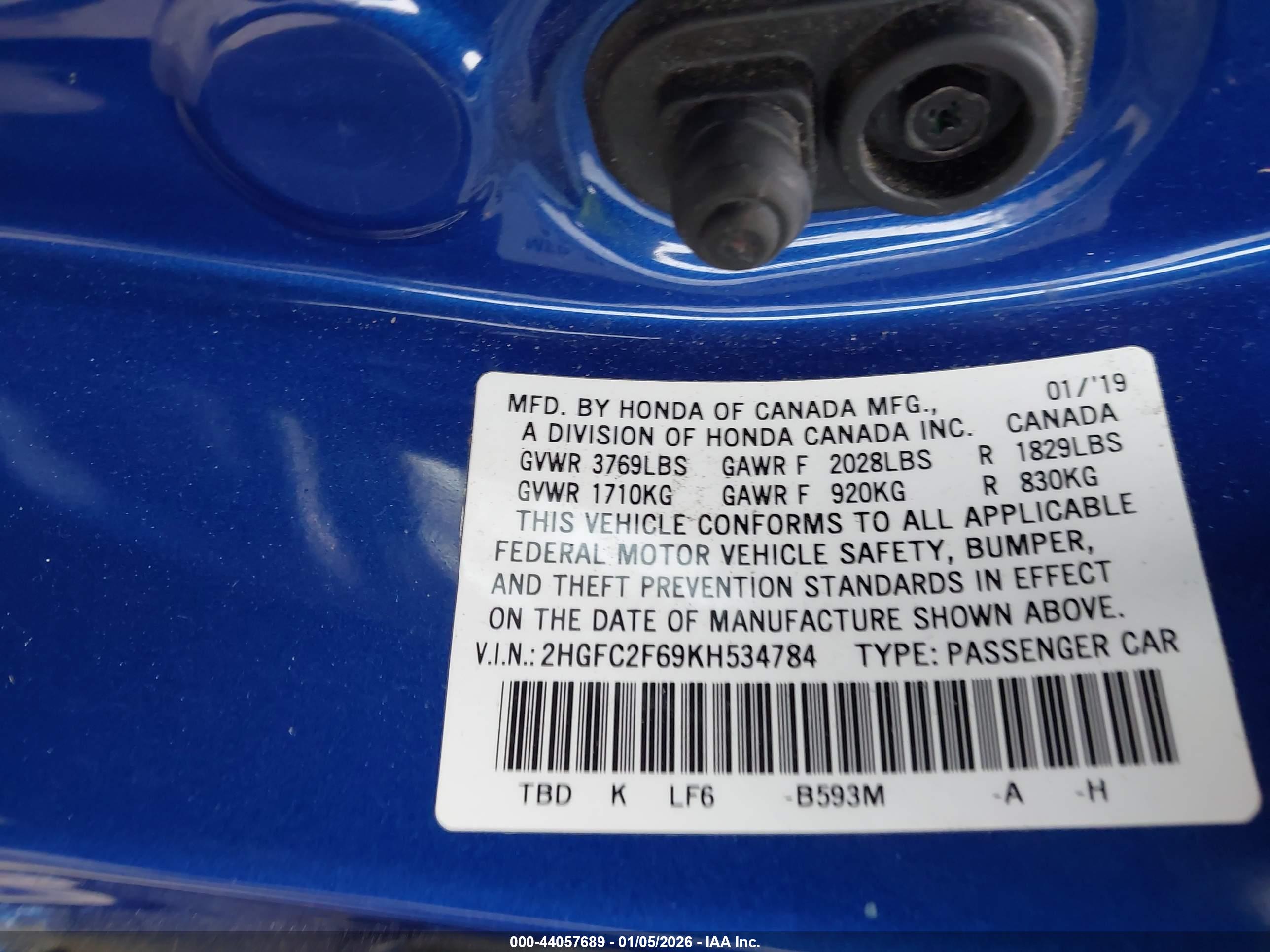HONDA CIVIC image 9