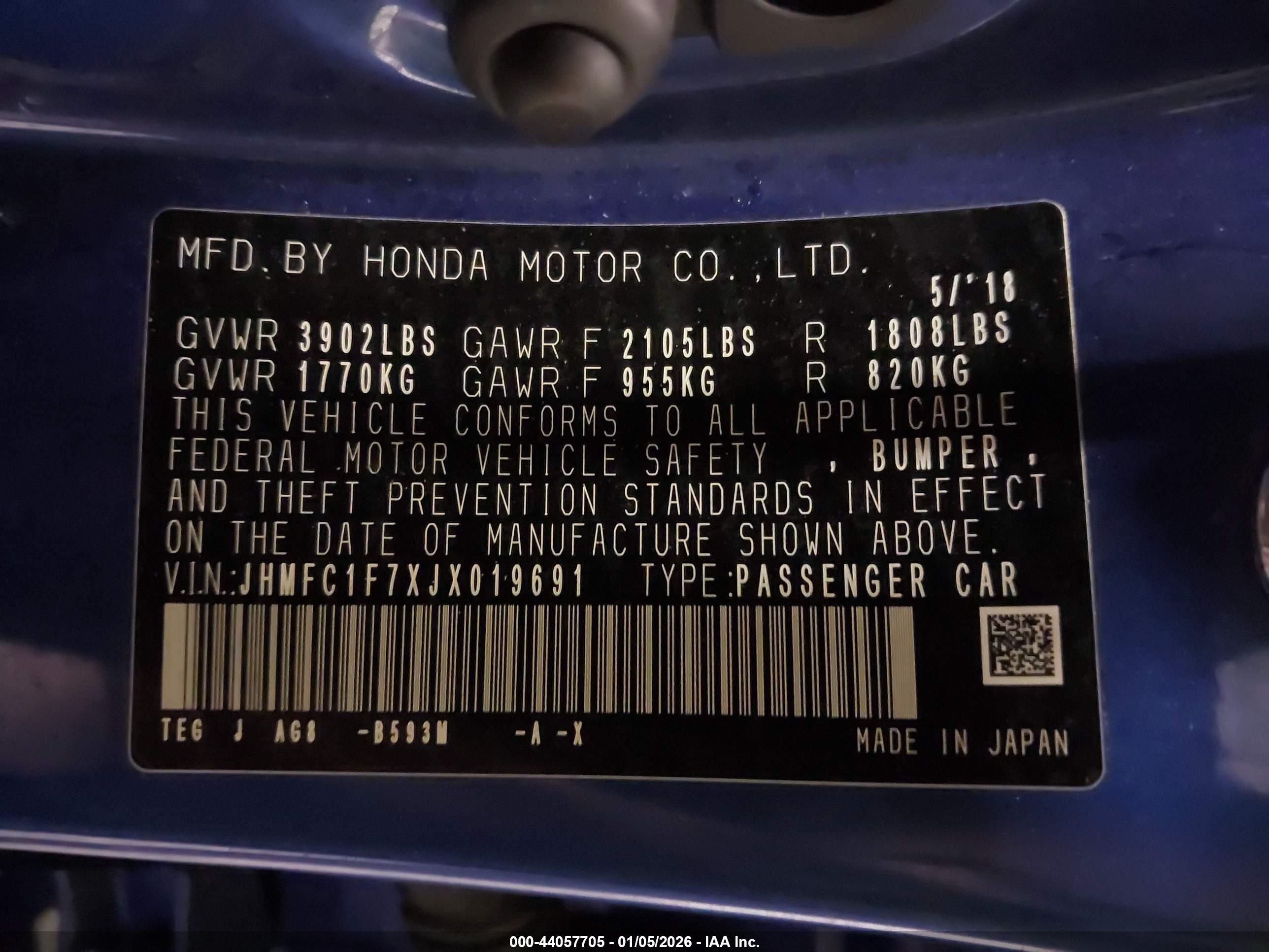 HONDA CIVIC image 9