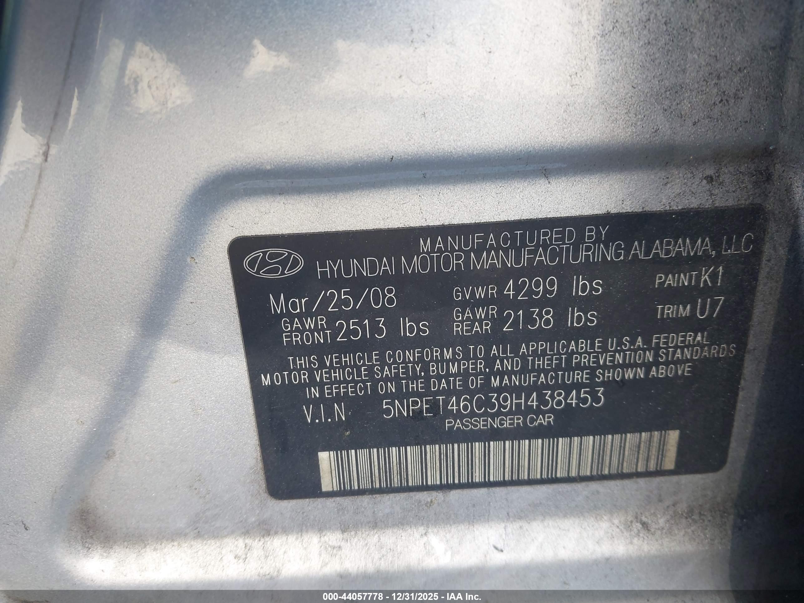 HYUNDAI SONATA image 9