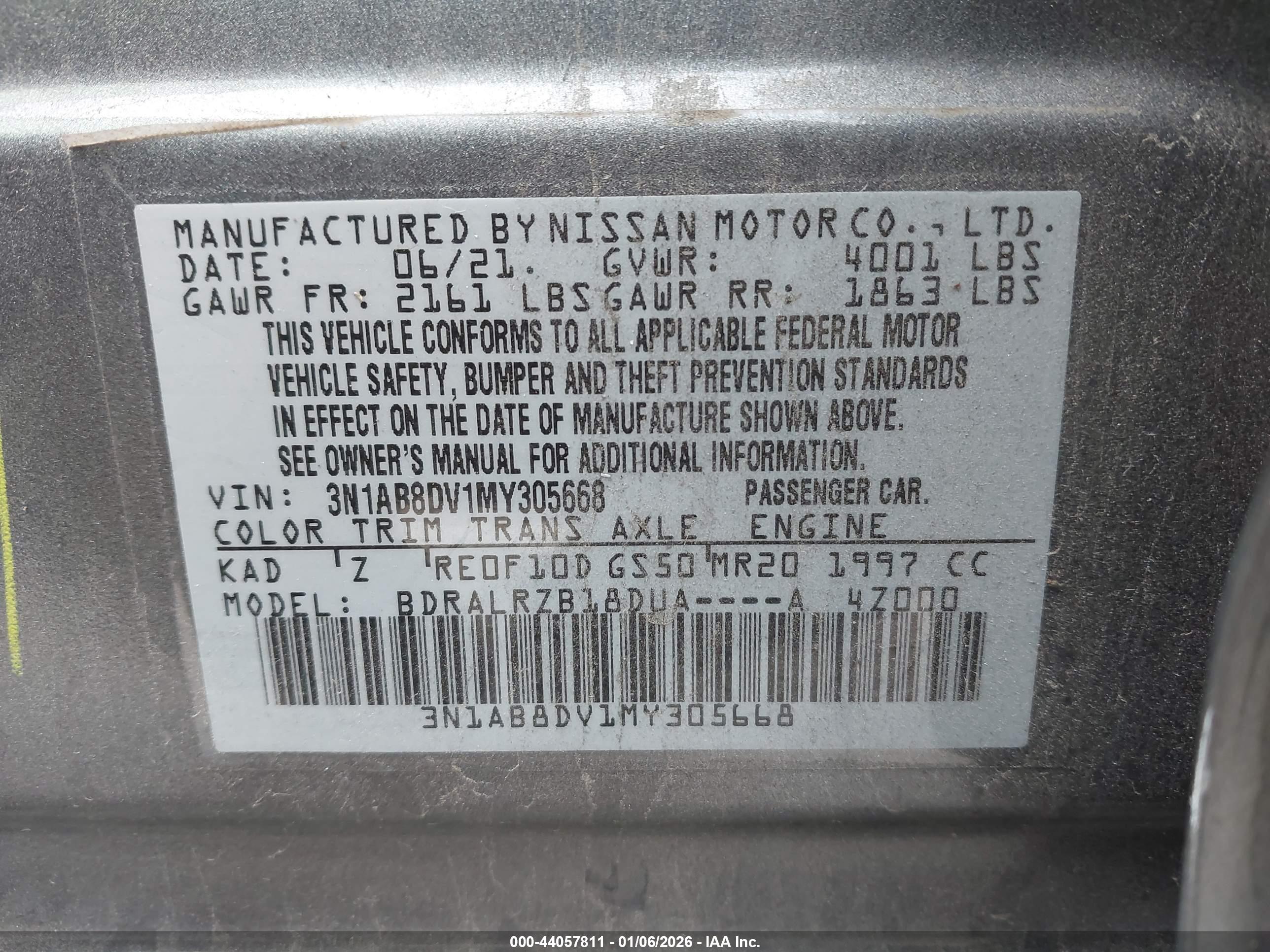 NISSAN SENTRA image 9