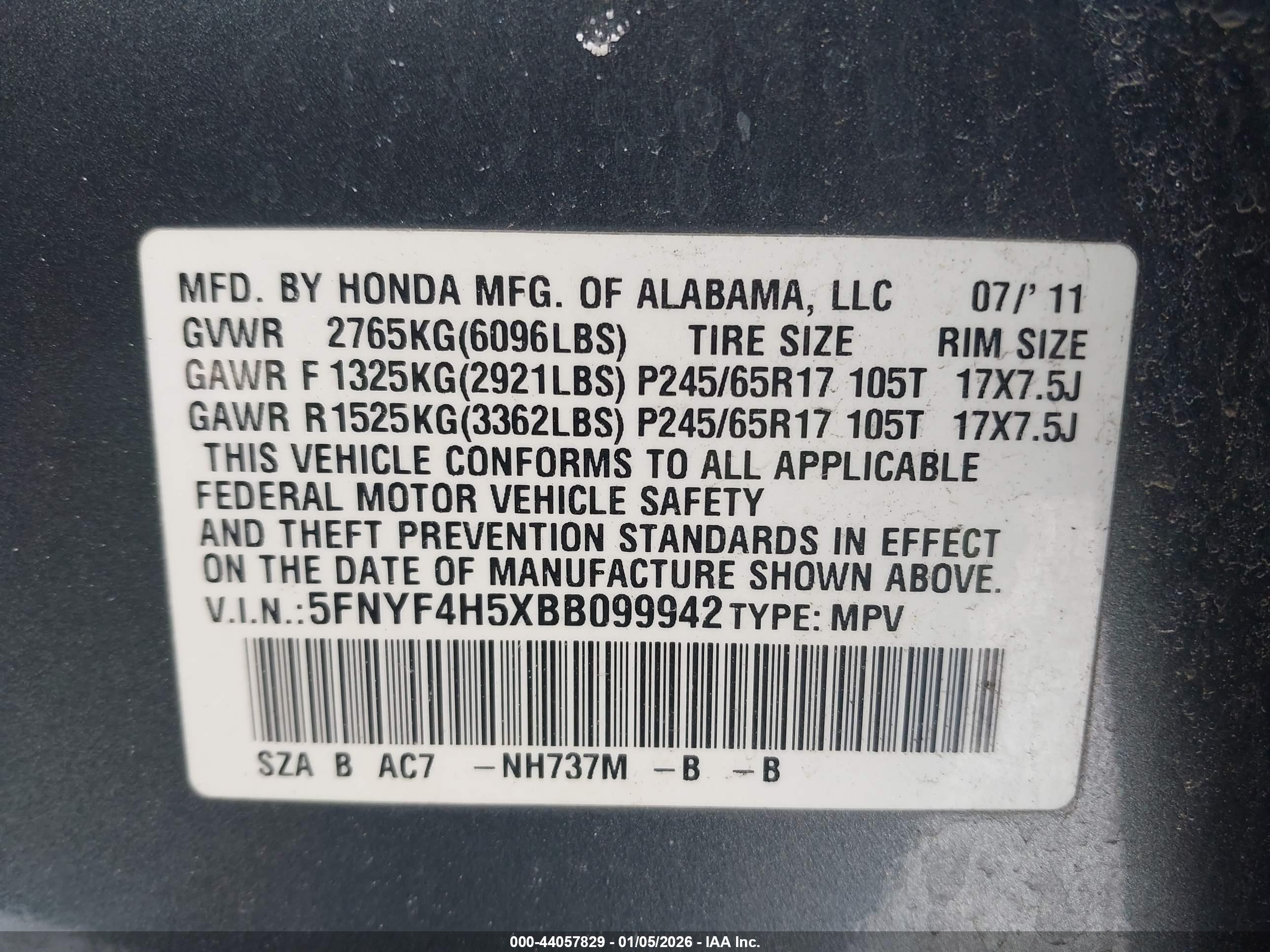 HONDA PILOT image 9
