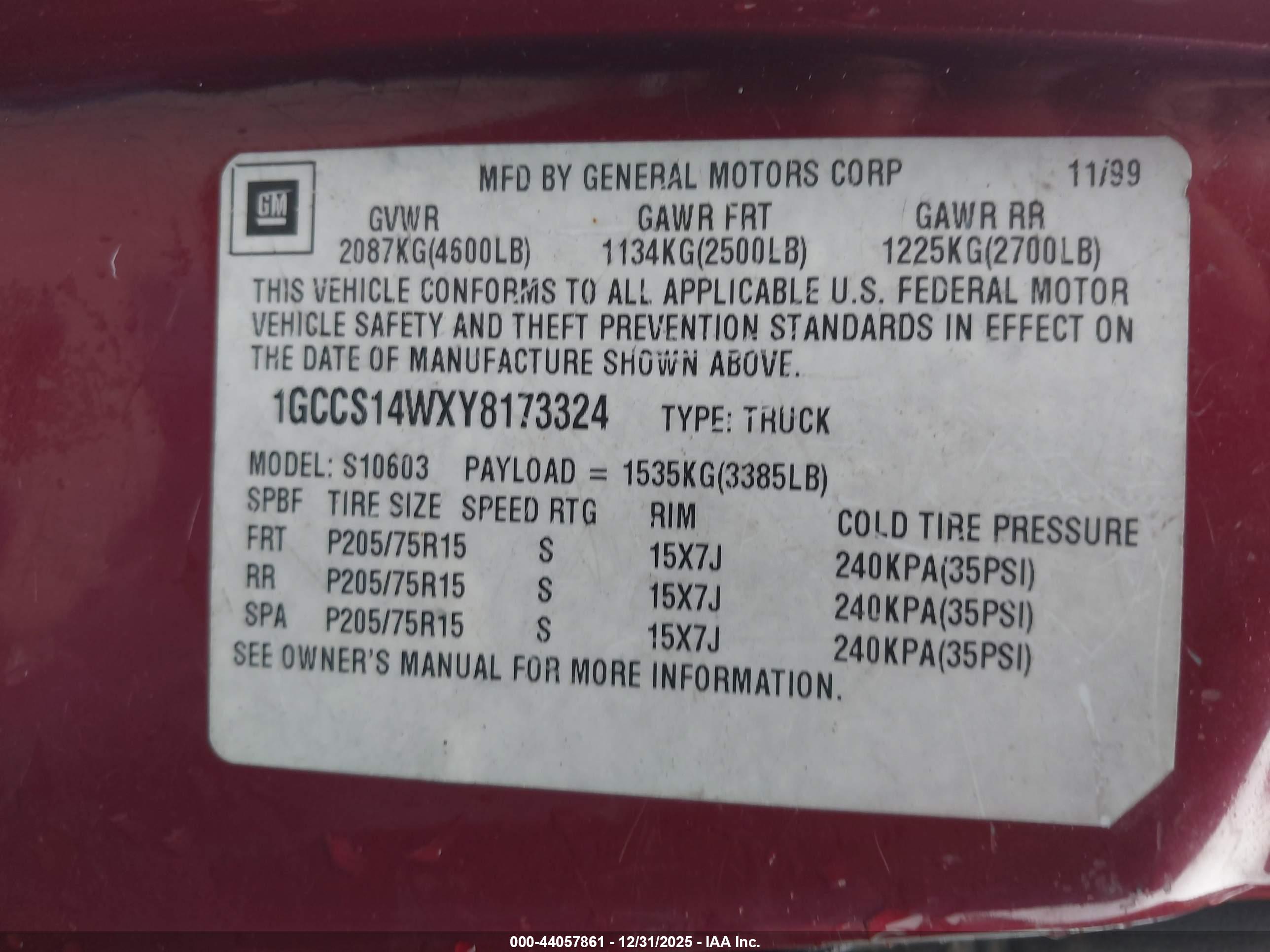CHEVROLET S-10 image 9