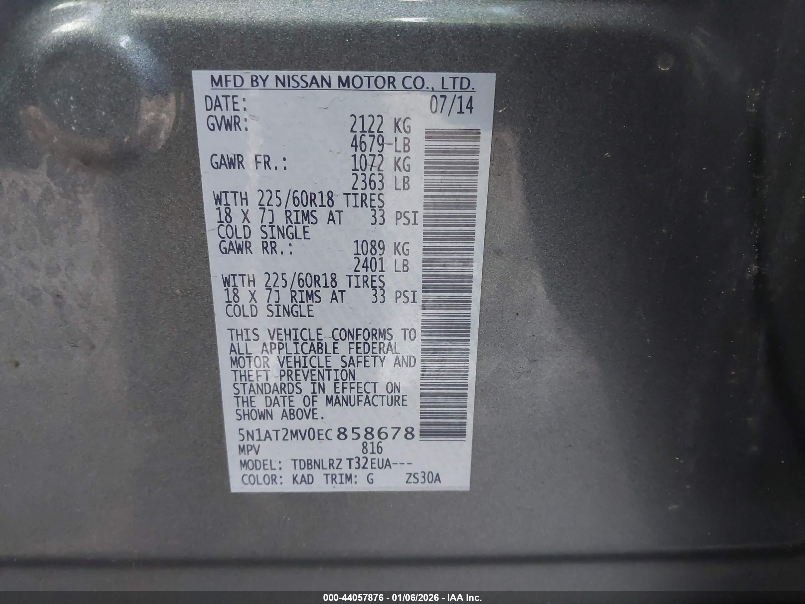 NISSAN ROGUE image 9