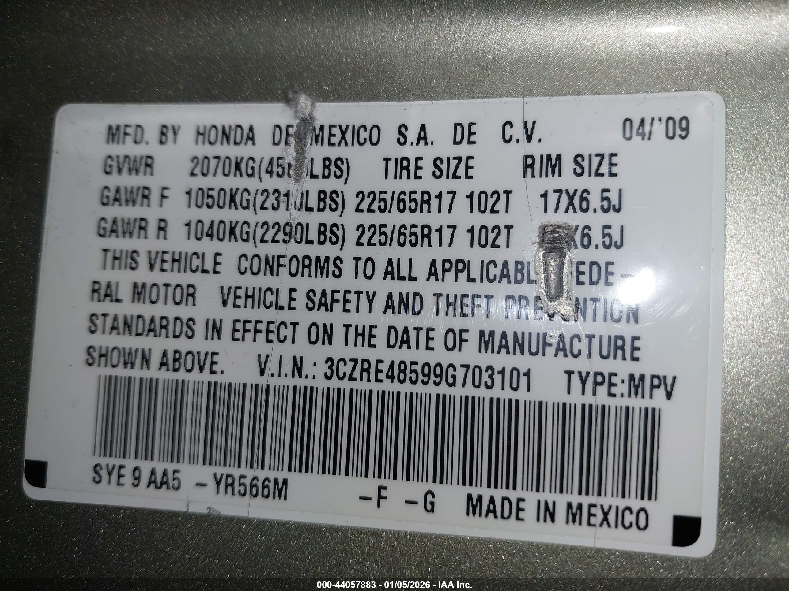 HONDA CR-V image 9