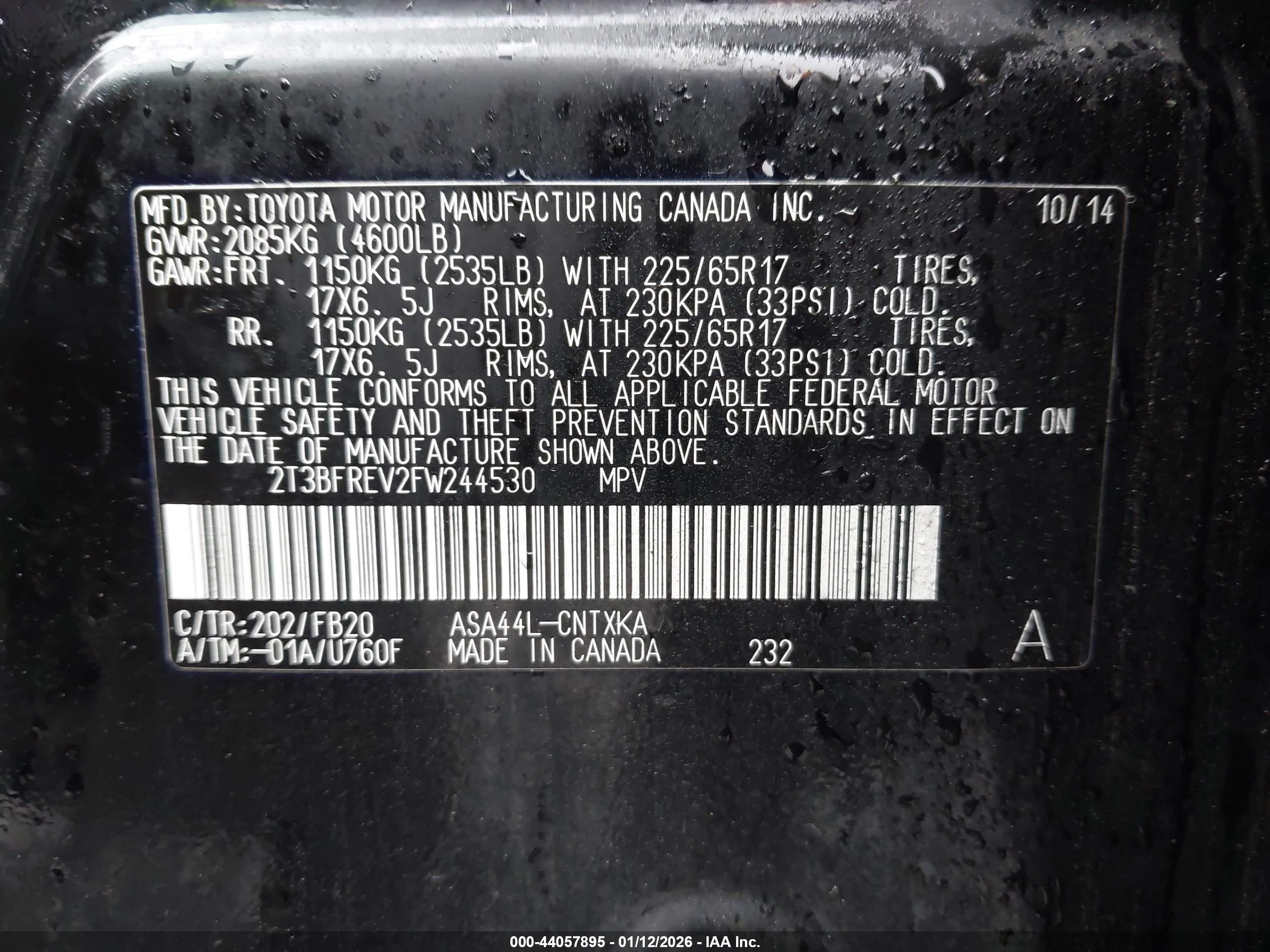 TOYOTA RAV4 image 9