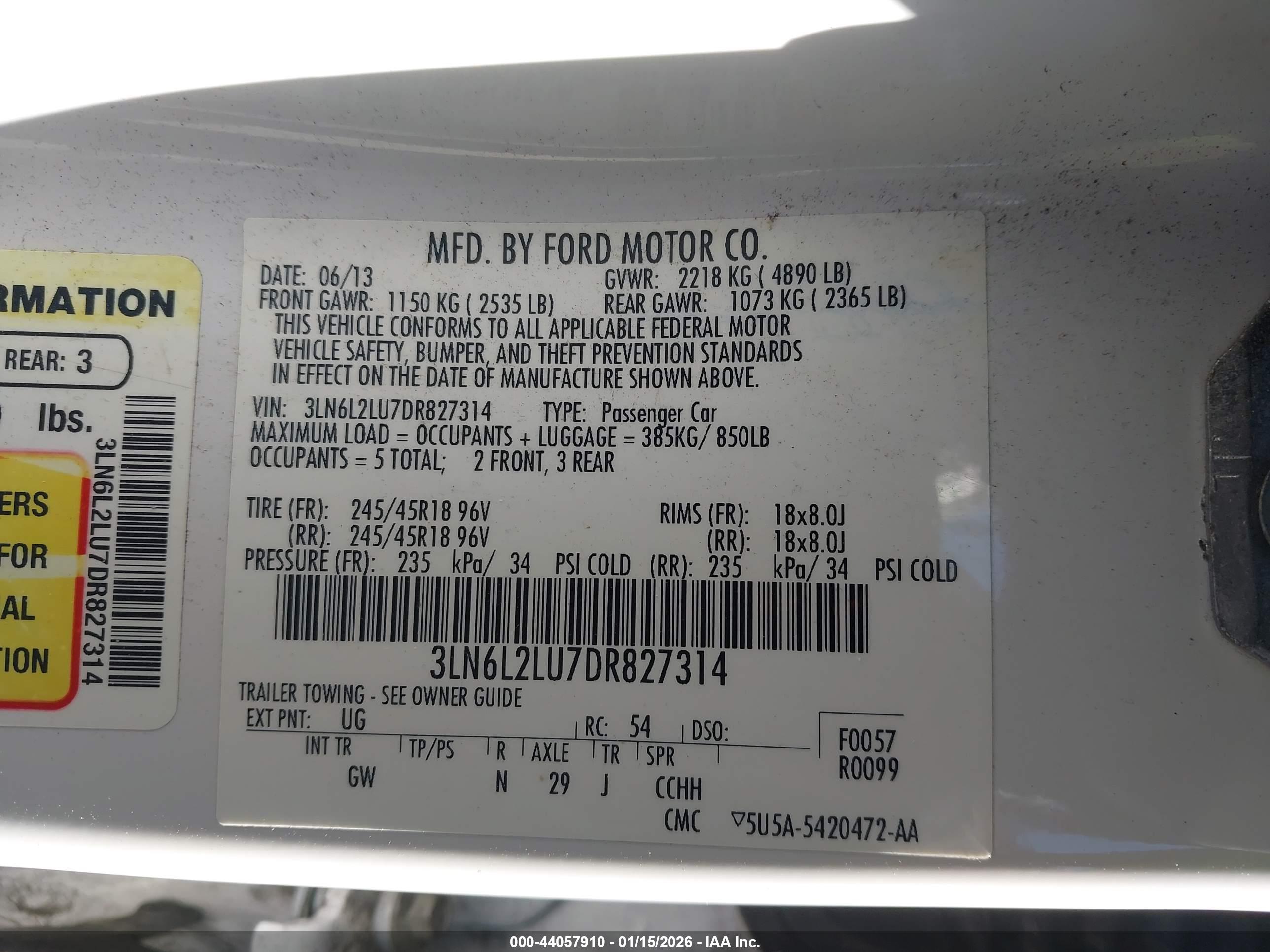 LINCOLN MKZ image 9