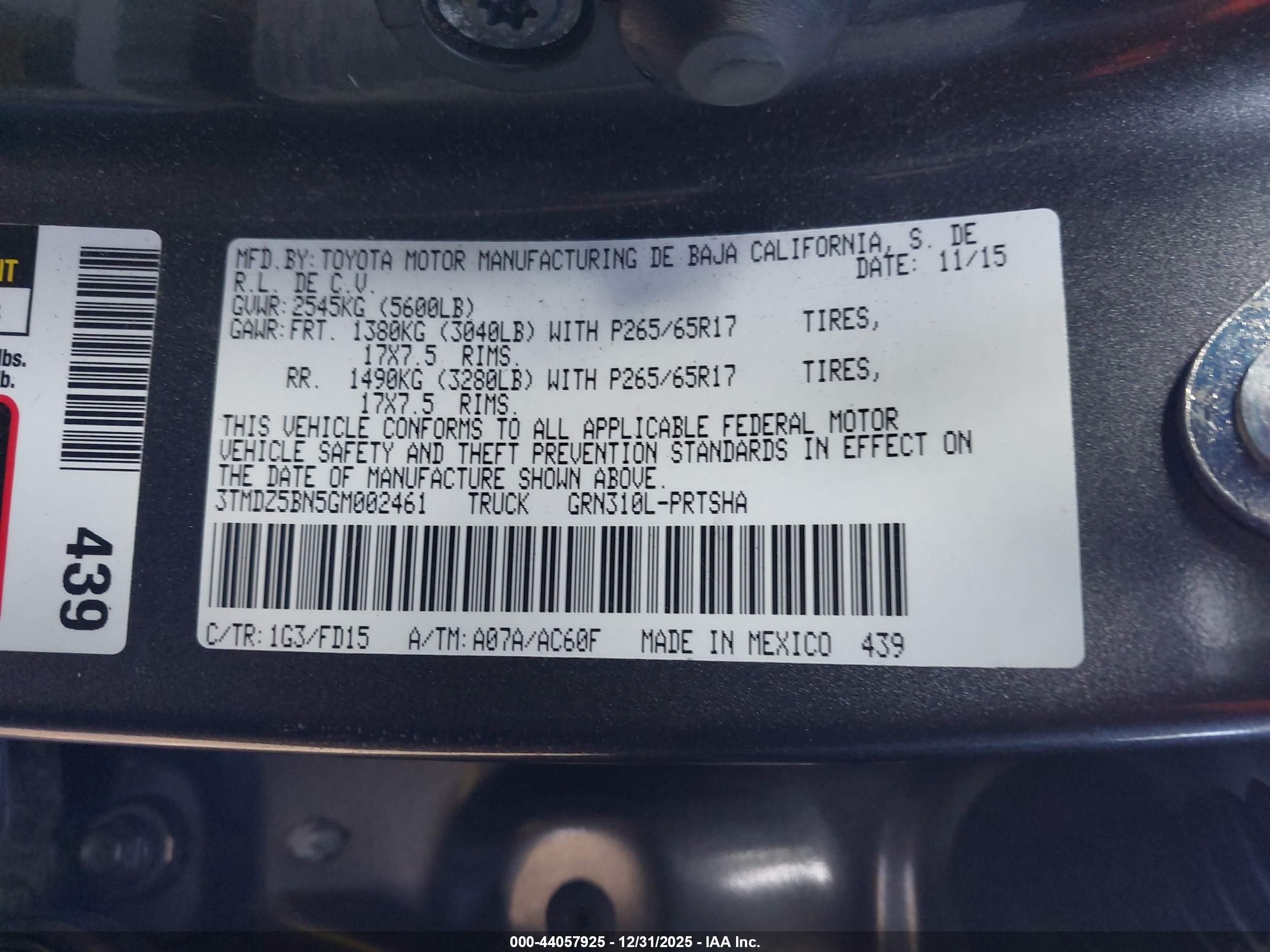 TOYOTA TACOMA image 9