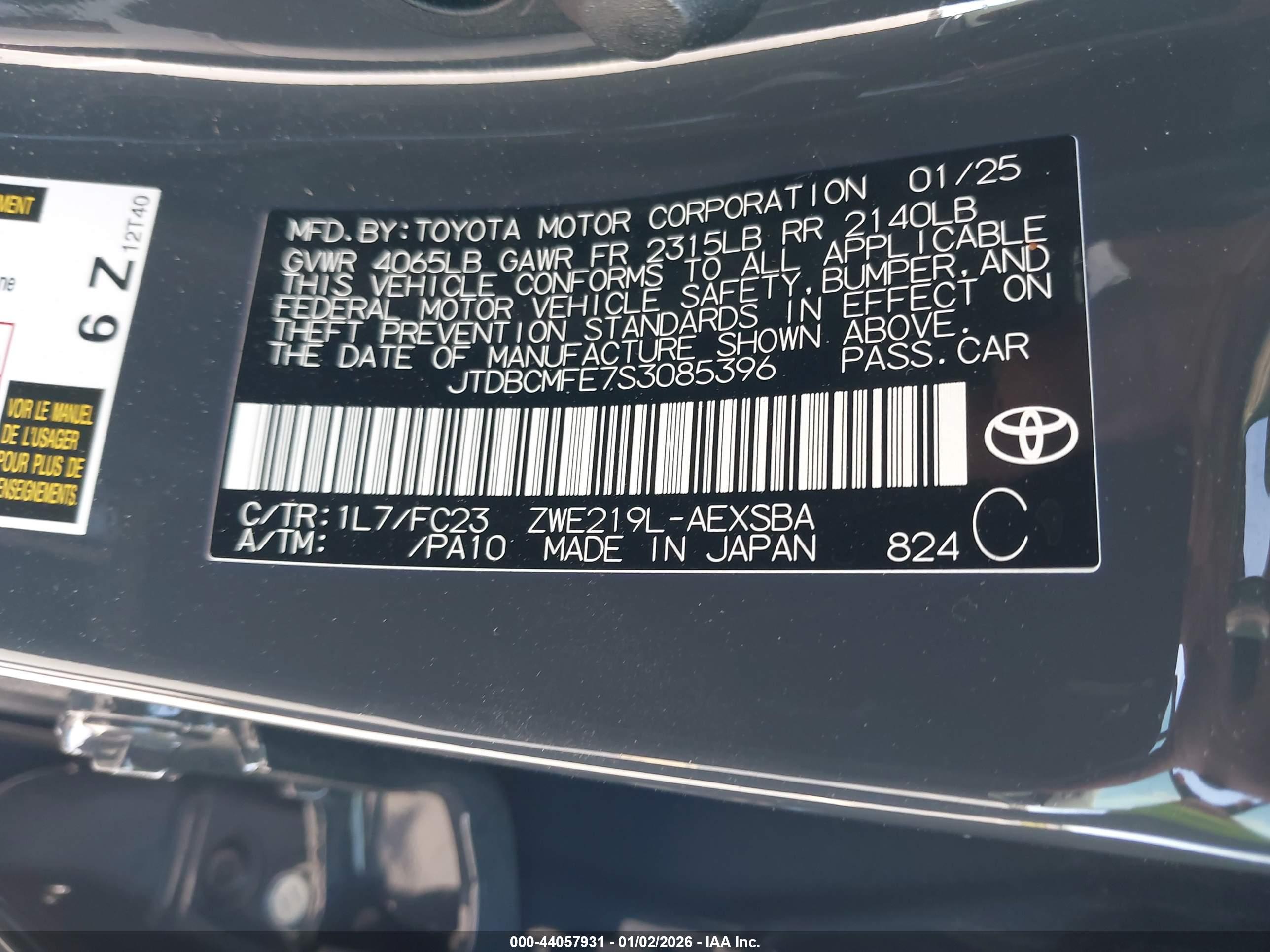 TOYOTA COROLLA image 9
