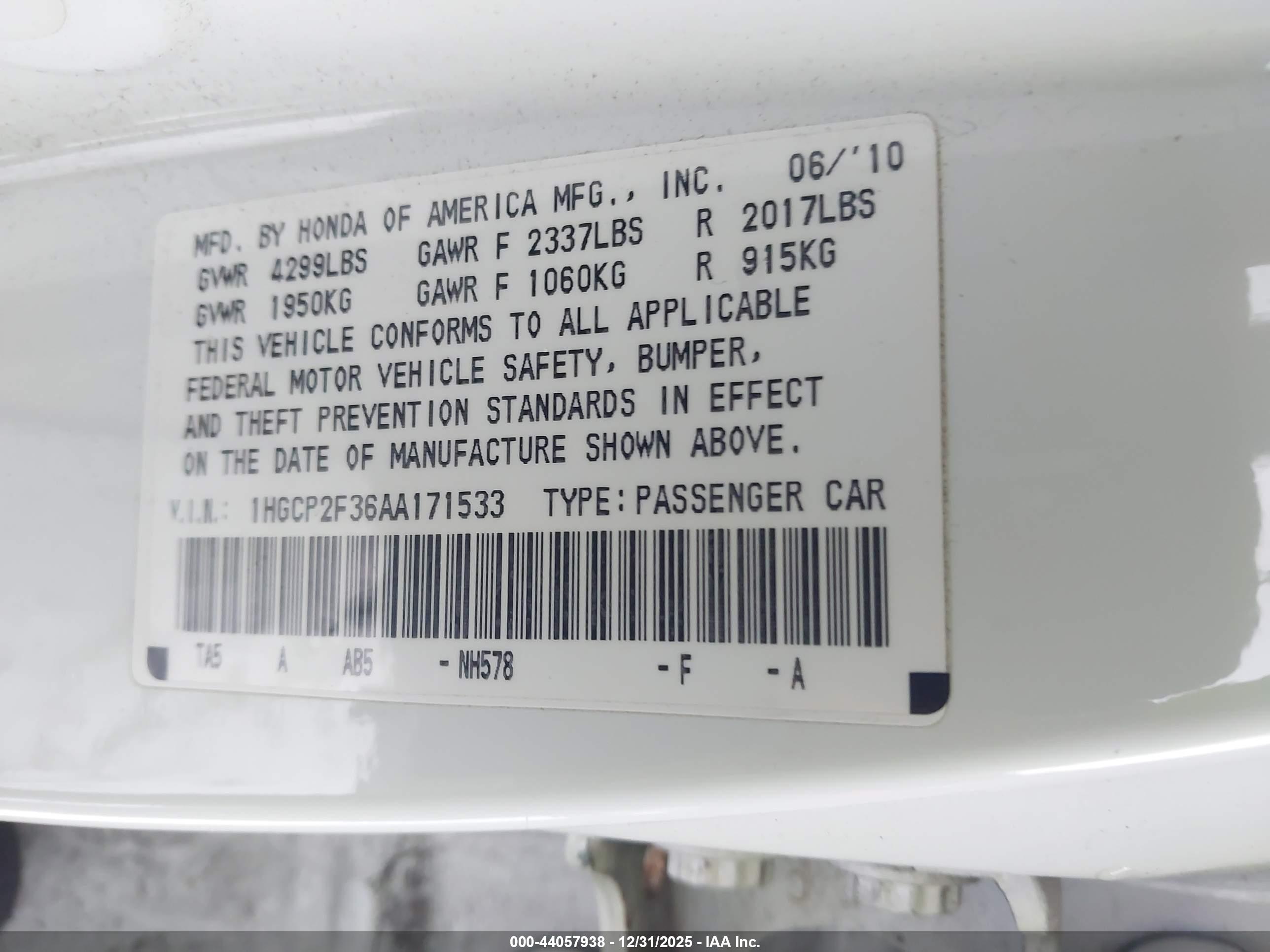 HONDA ACCORD image 9
