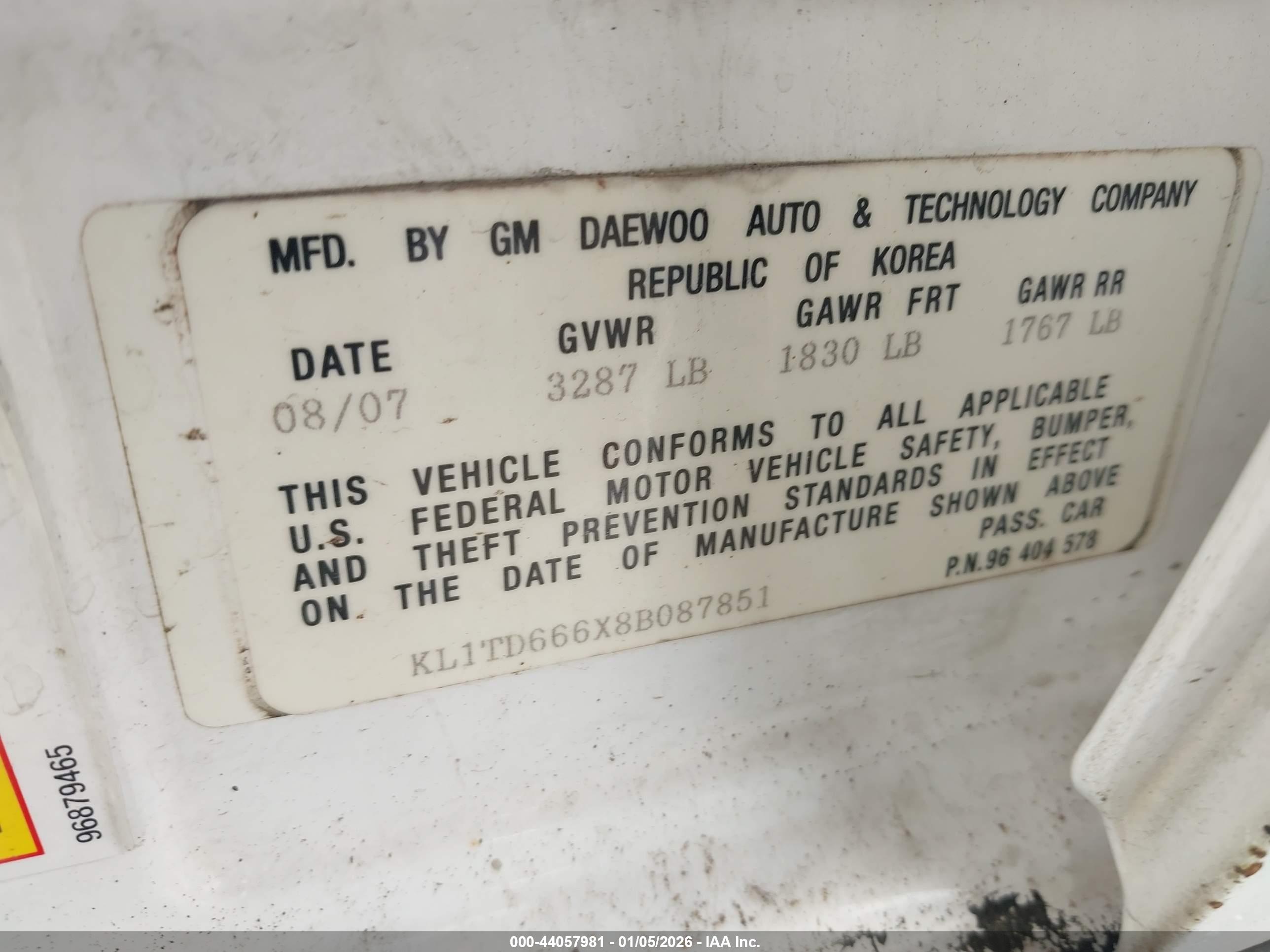 CHEVROLET AVEO image 9