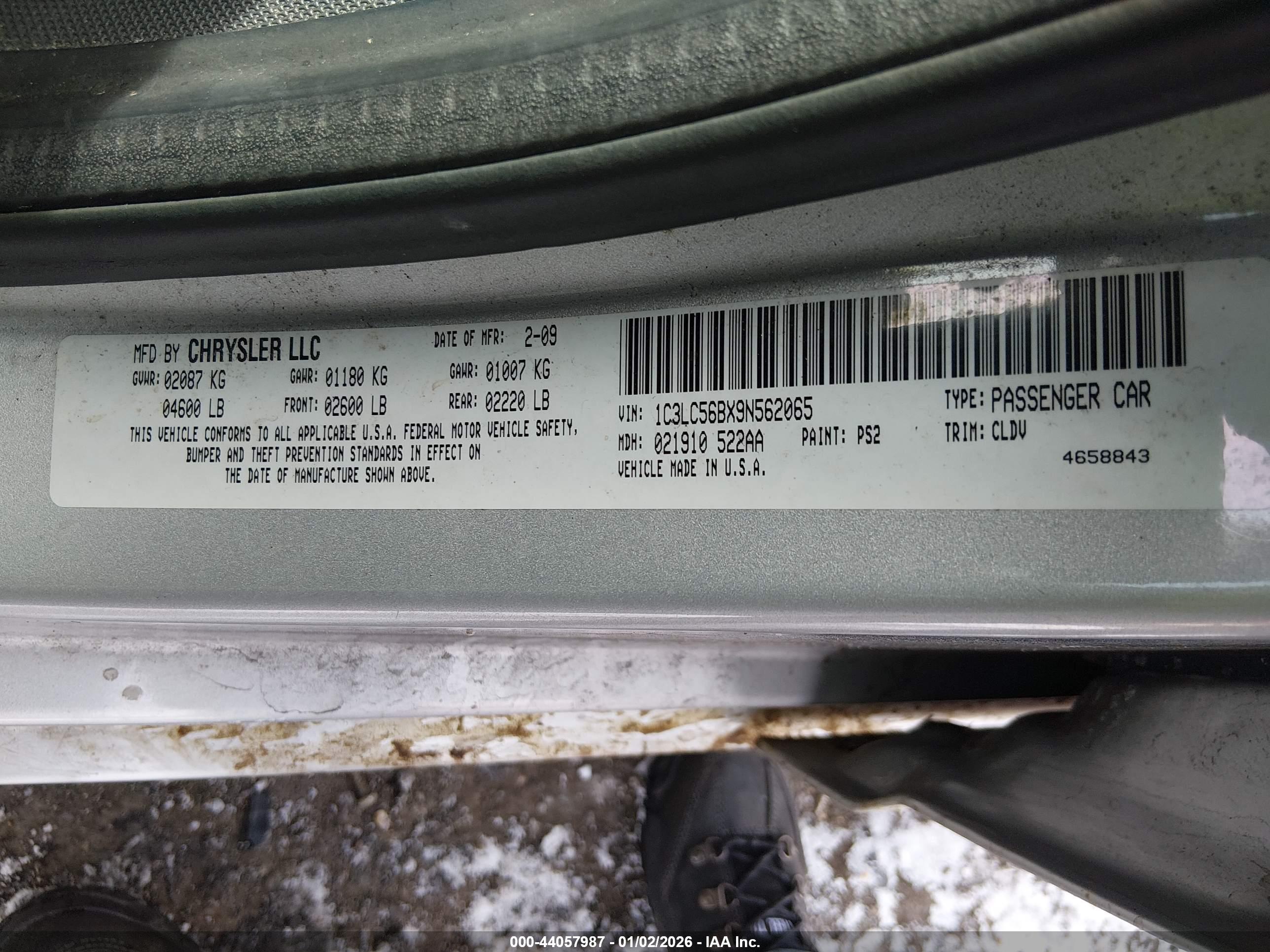 CHRYSLER SEBRING image 9