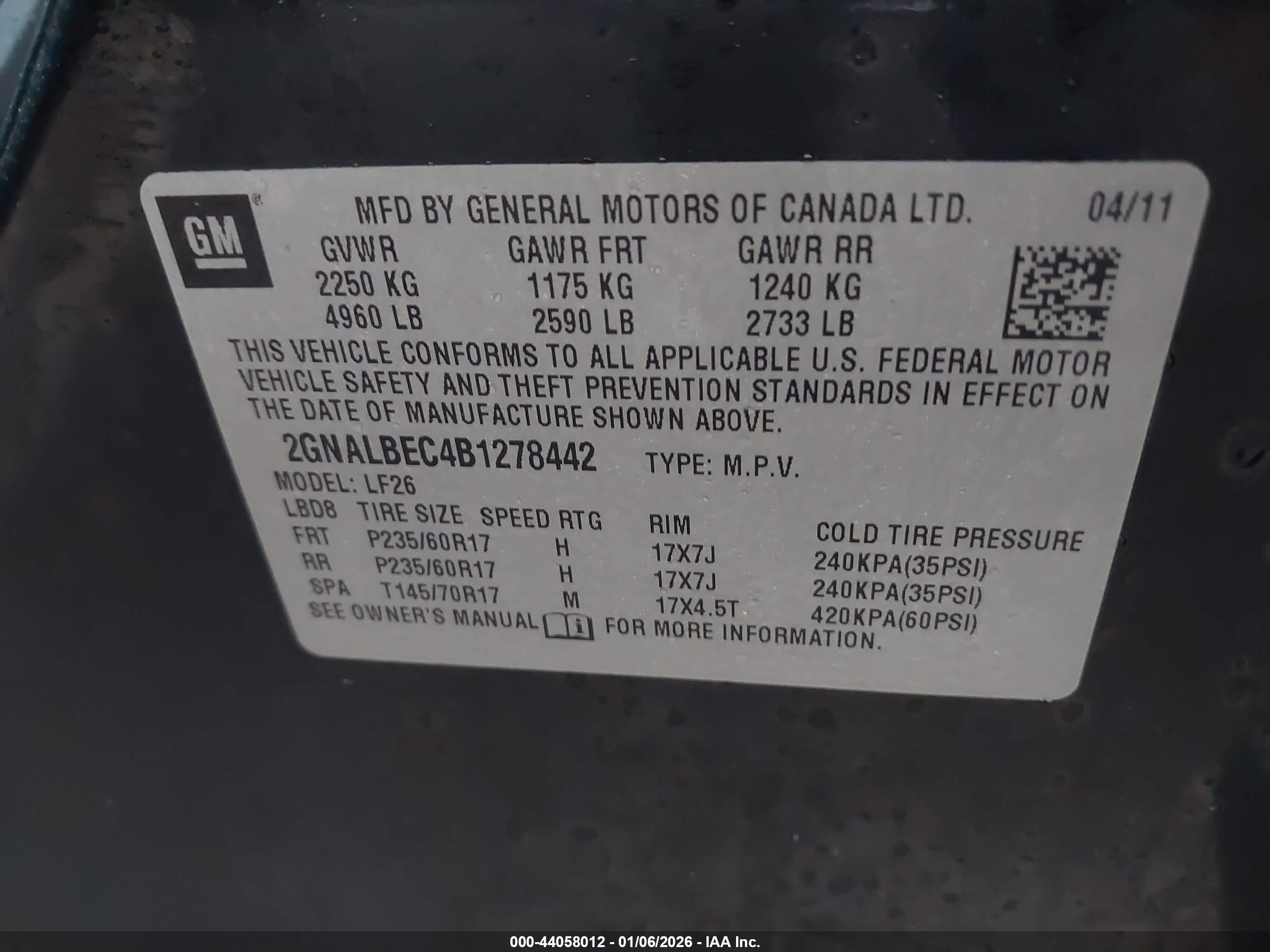 CHEVROLET EQUINOX image 9