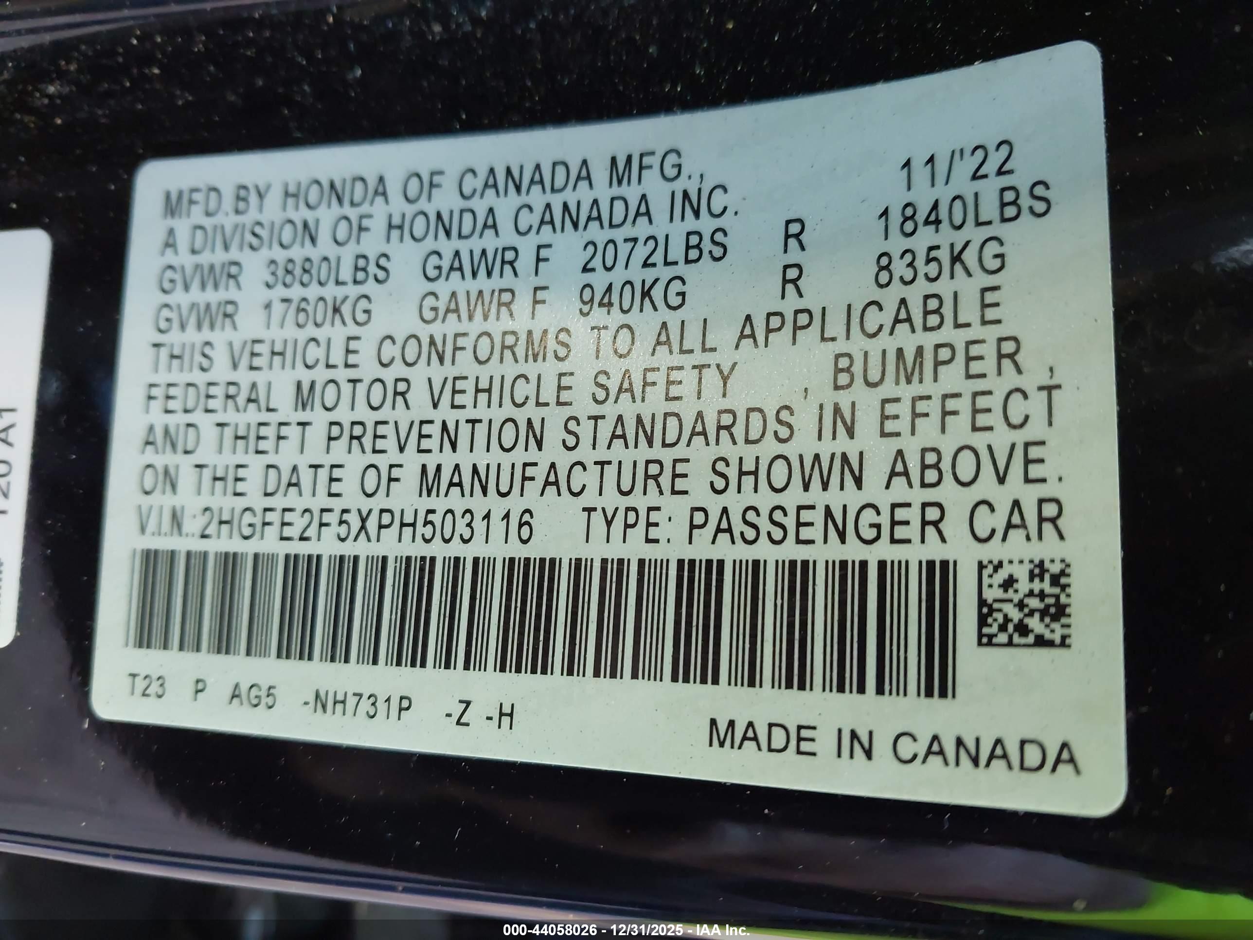 HONDA CIVIC image 9
