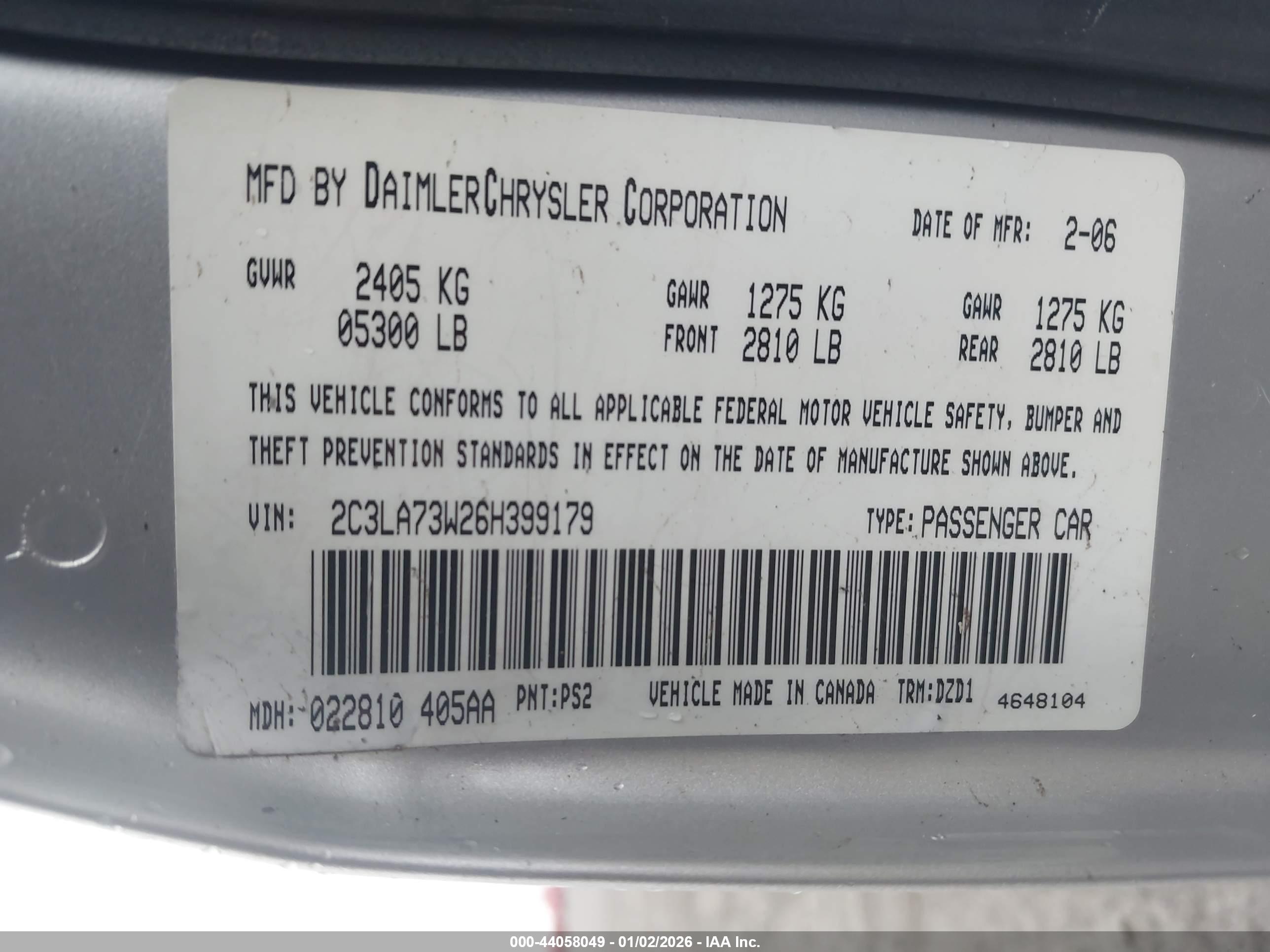 CHRYSLER 300C image 9