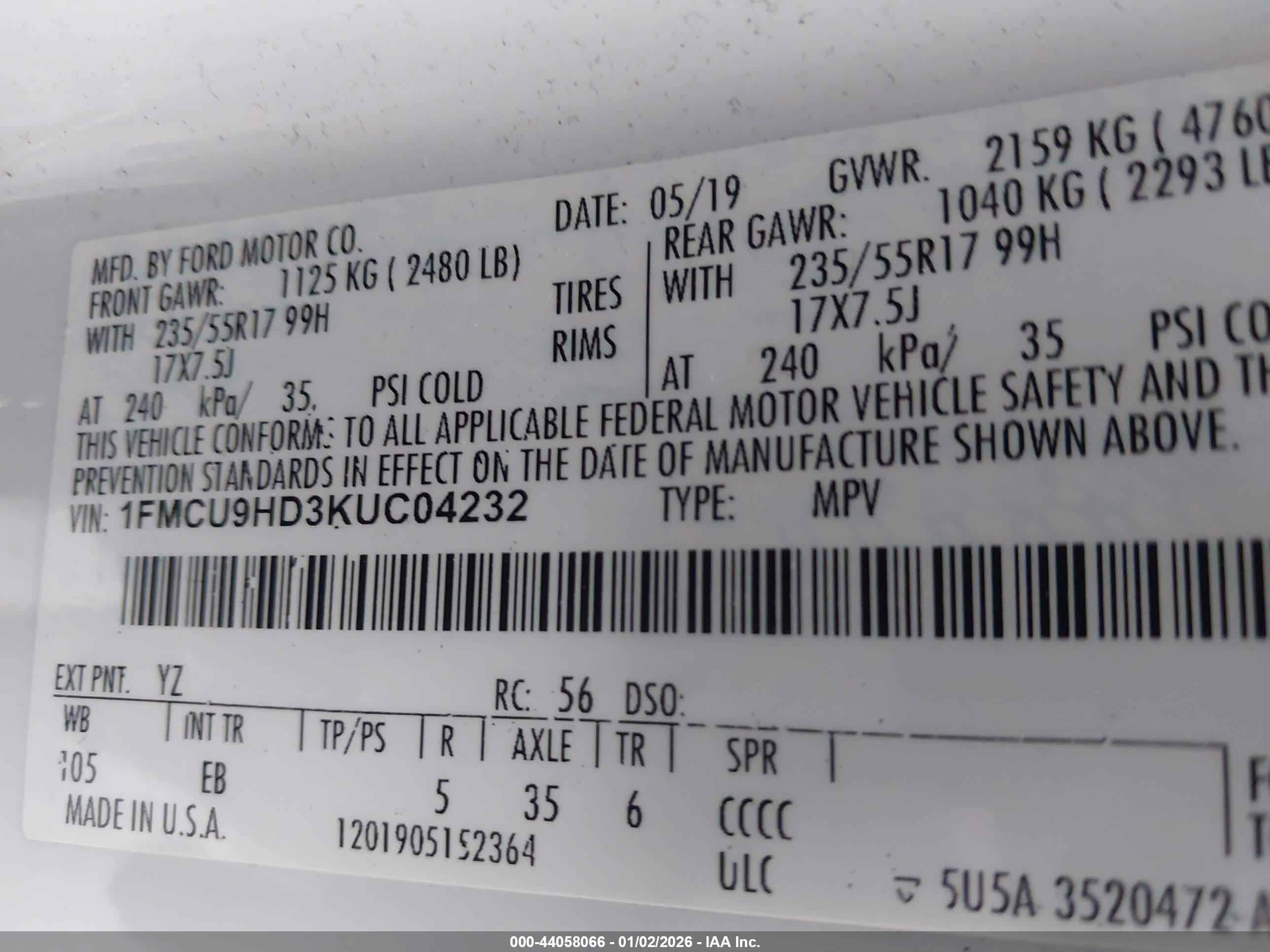 FORD ESCAPE image 9