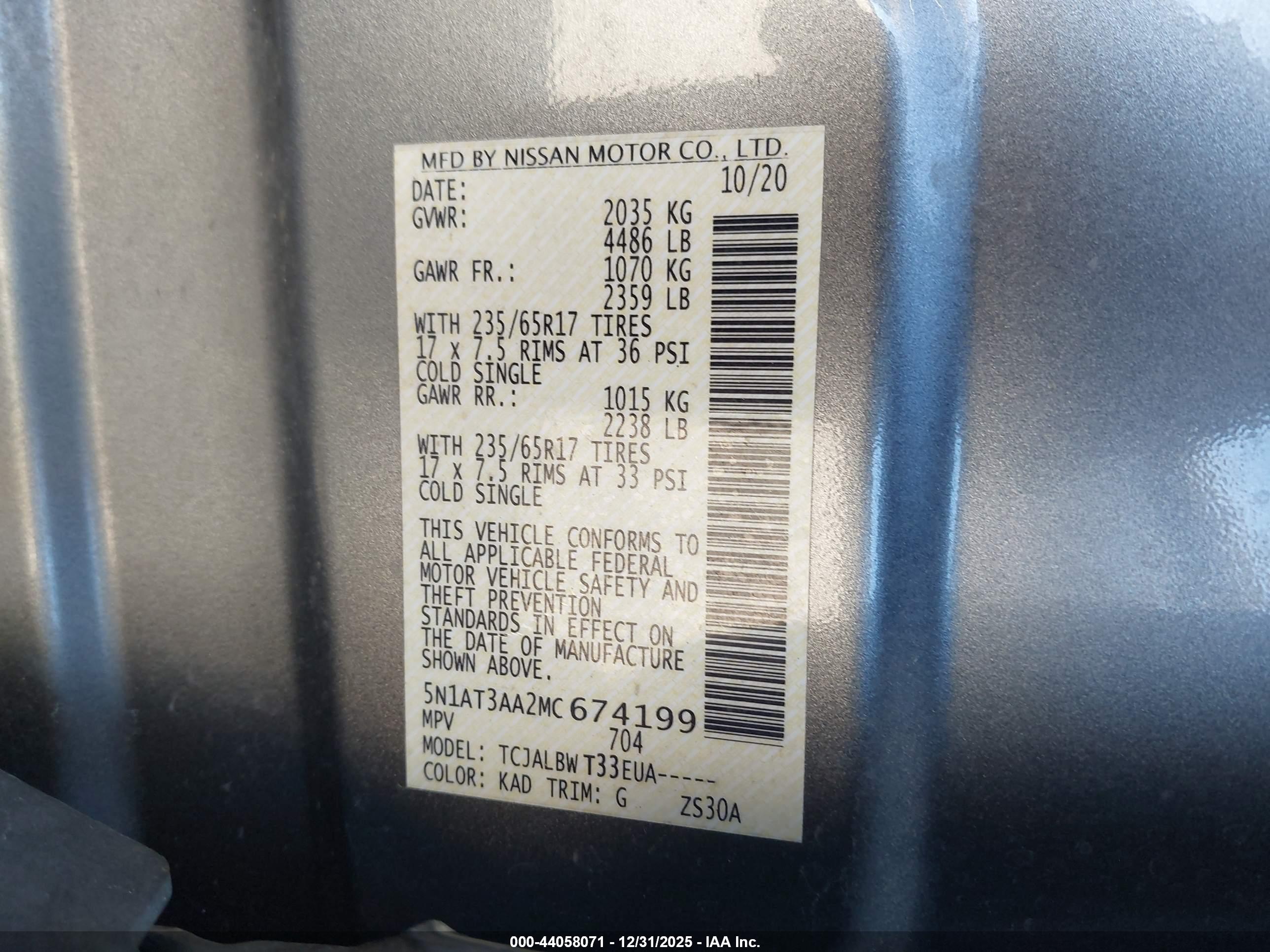 NISSAN ROGUE image 9