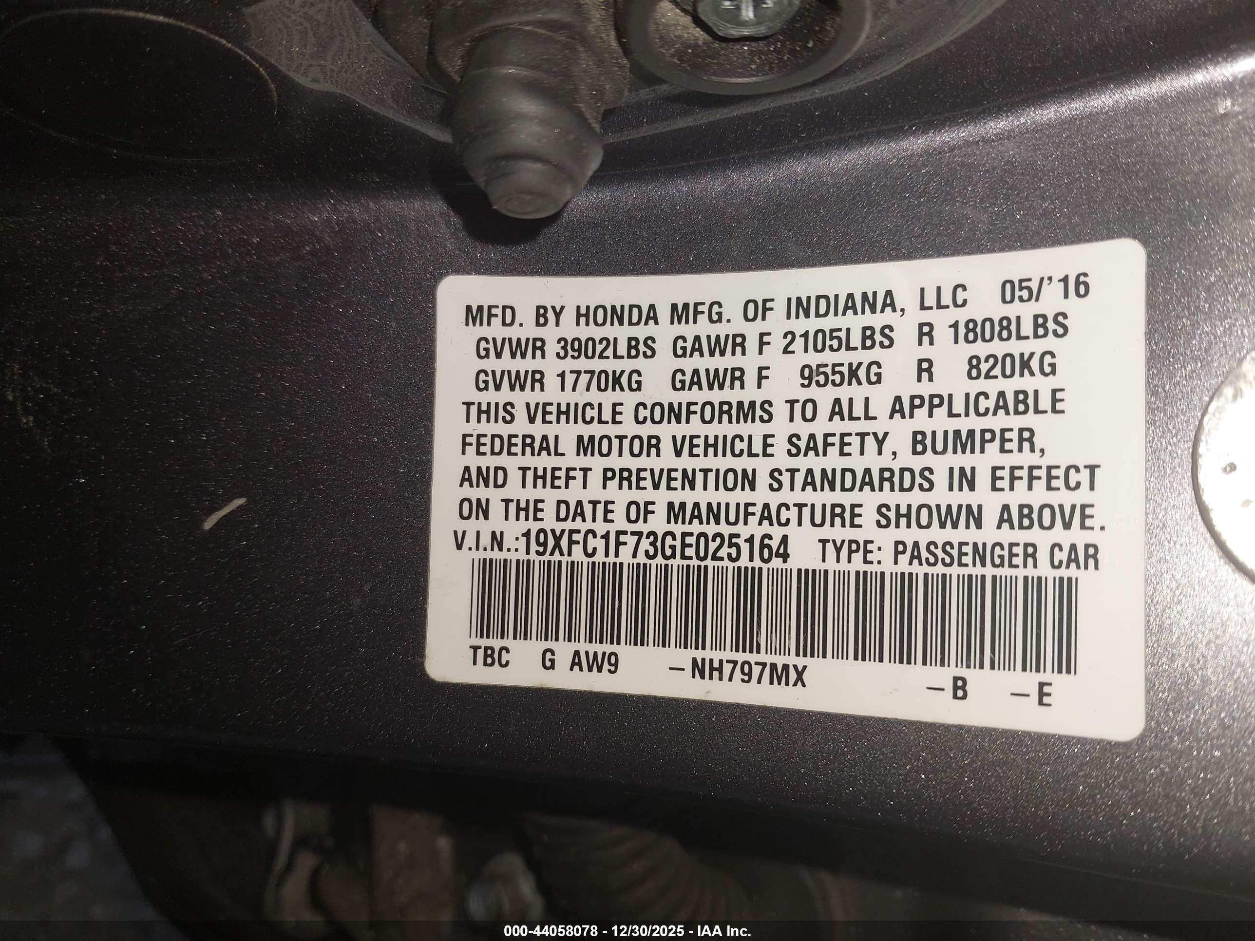 HONDA CIVIC image 9