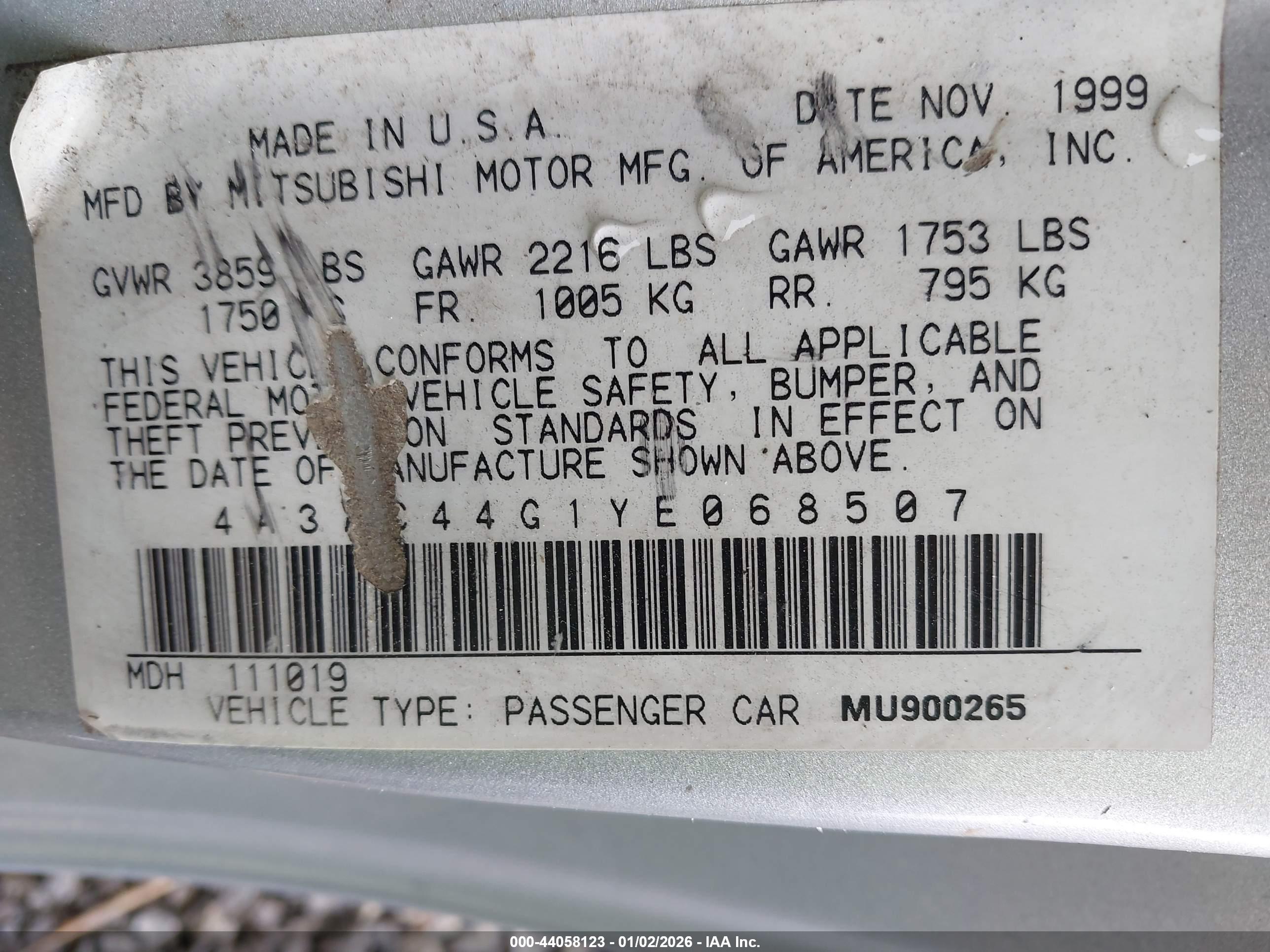 MITSUBISHI ECLIPSE image 9