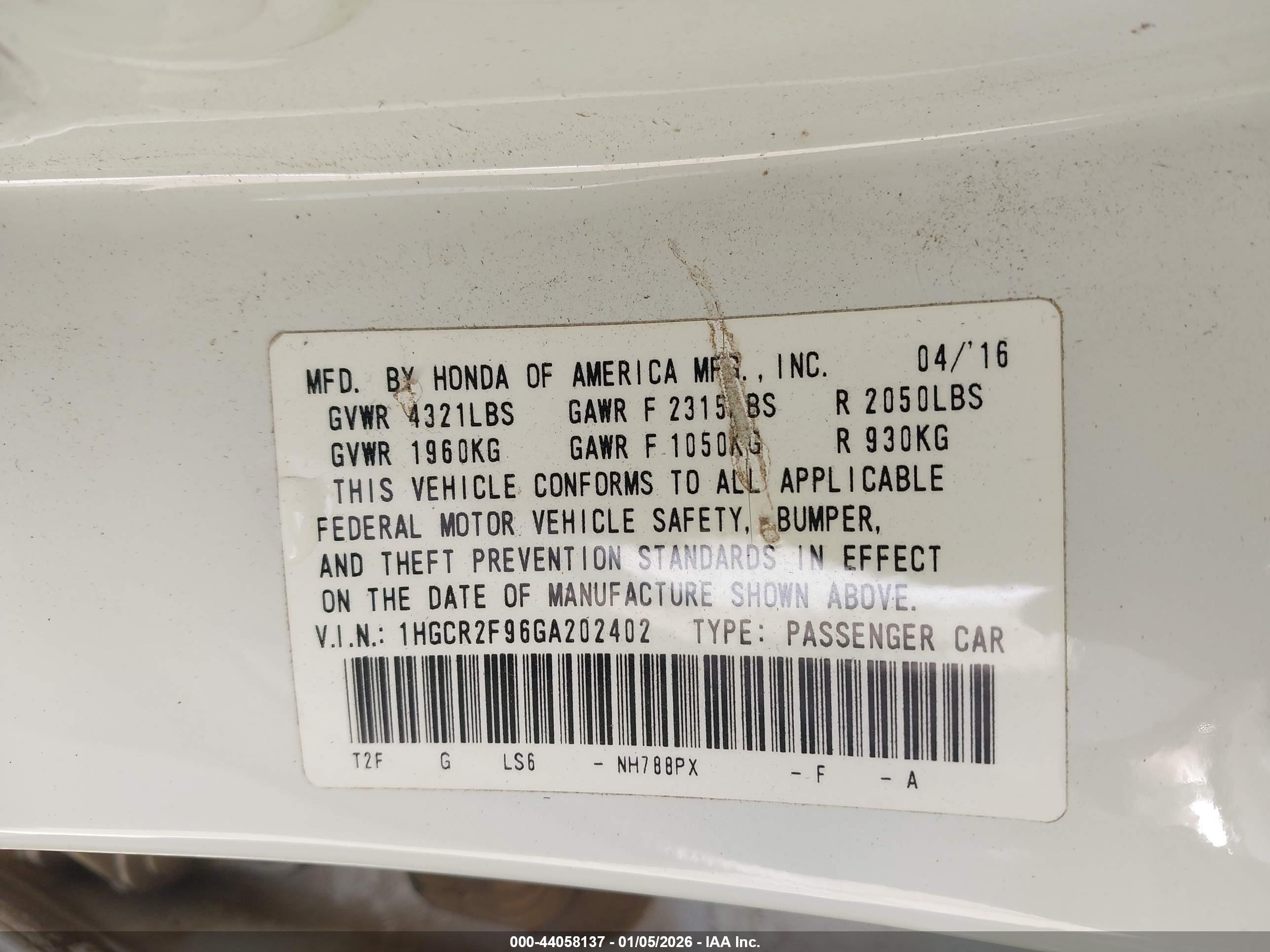 HONDA ACCORD image 9