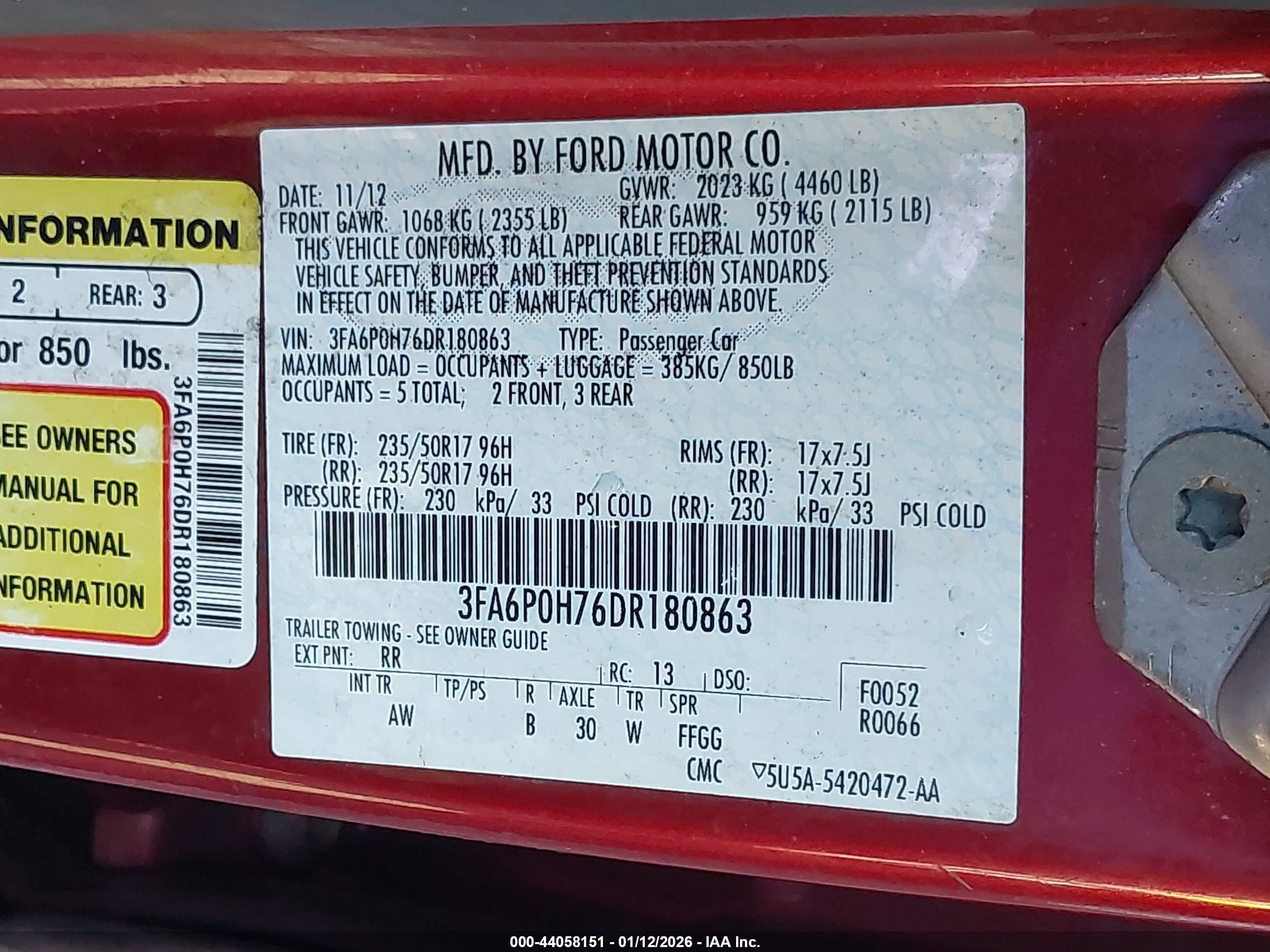FORD FUSION image 9