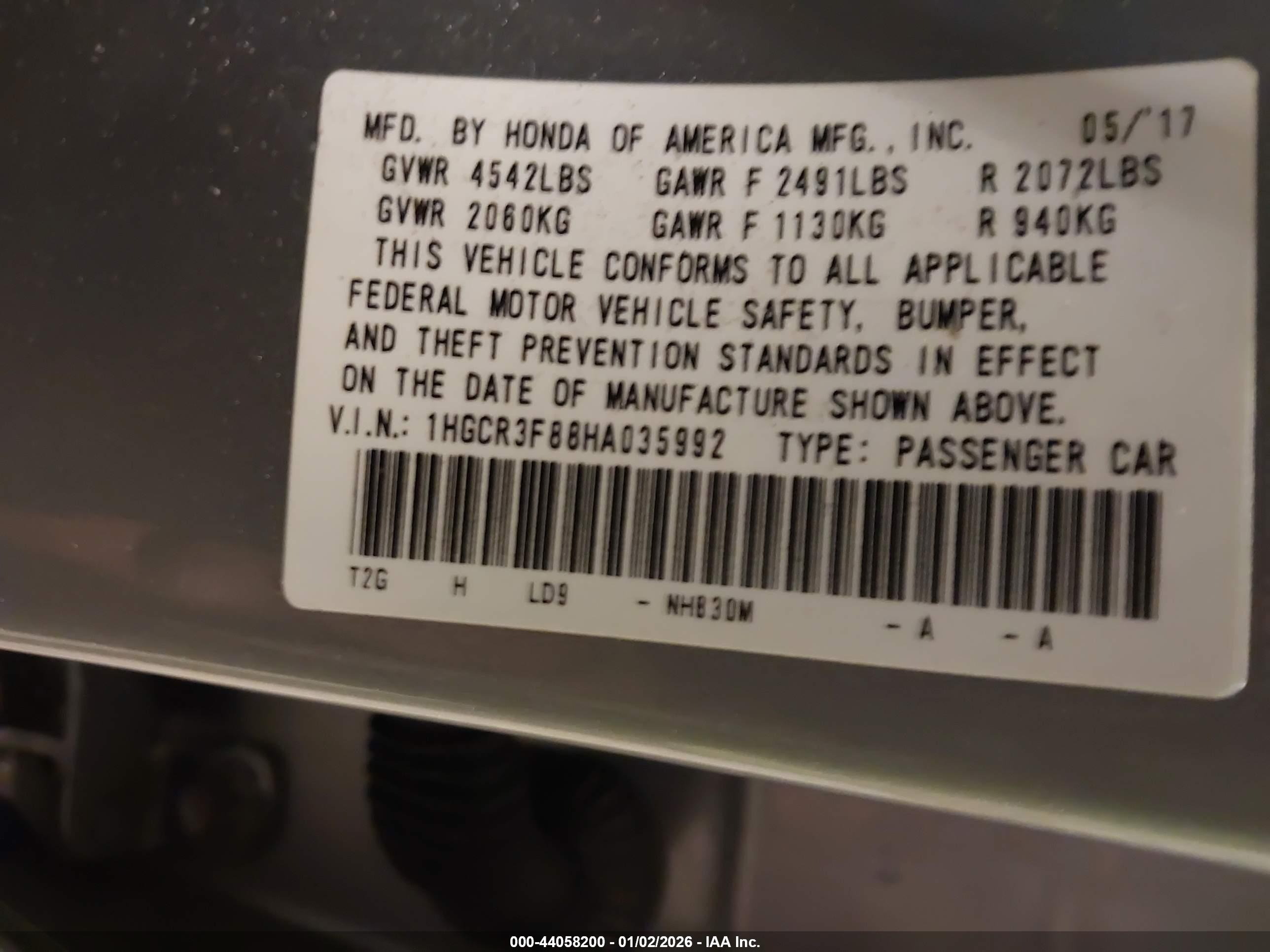 HONDA ACCORD image 9