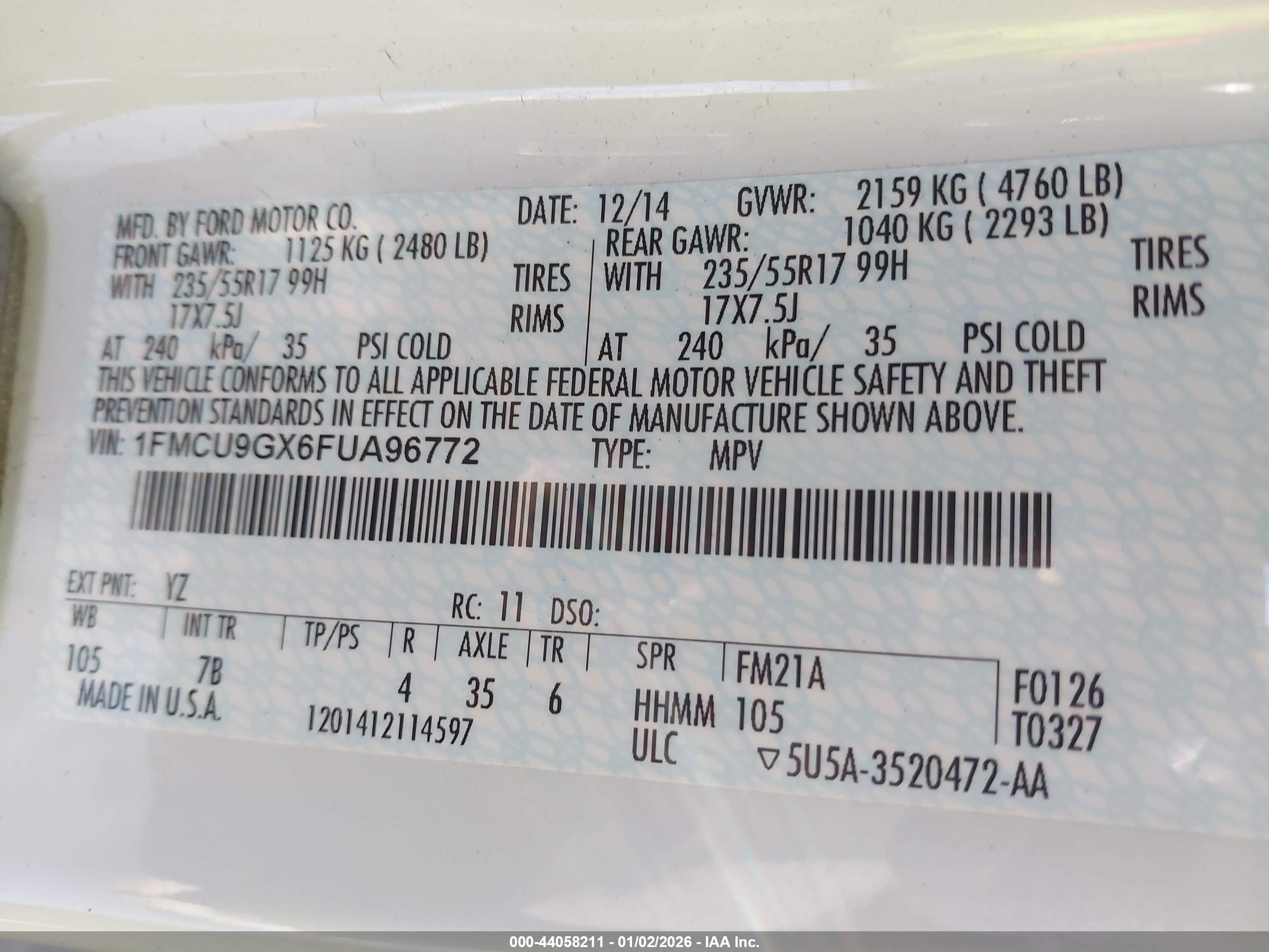 FORD ESCAPE image 9