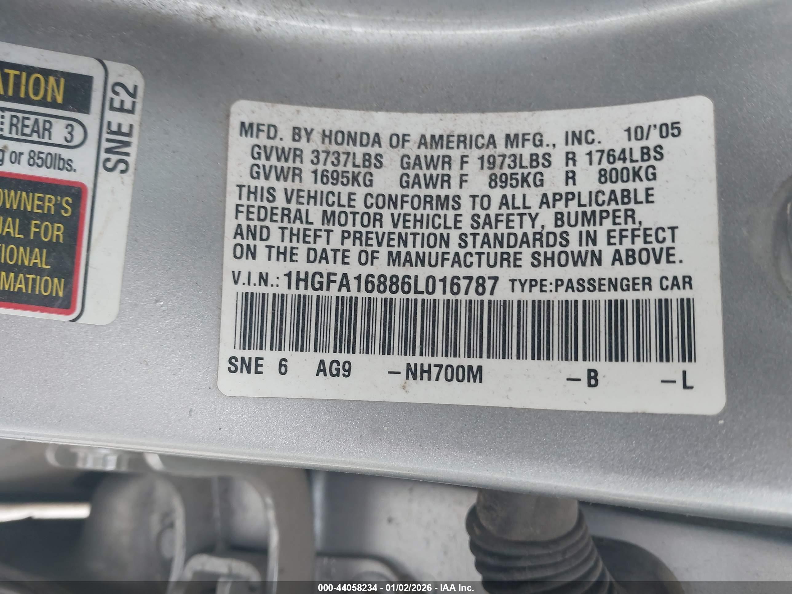 HONDA CIVIC image 9