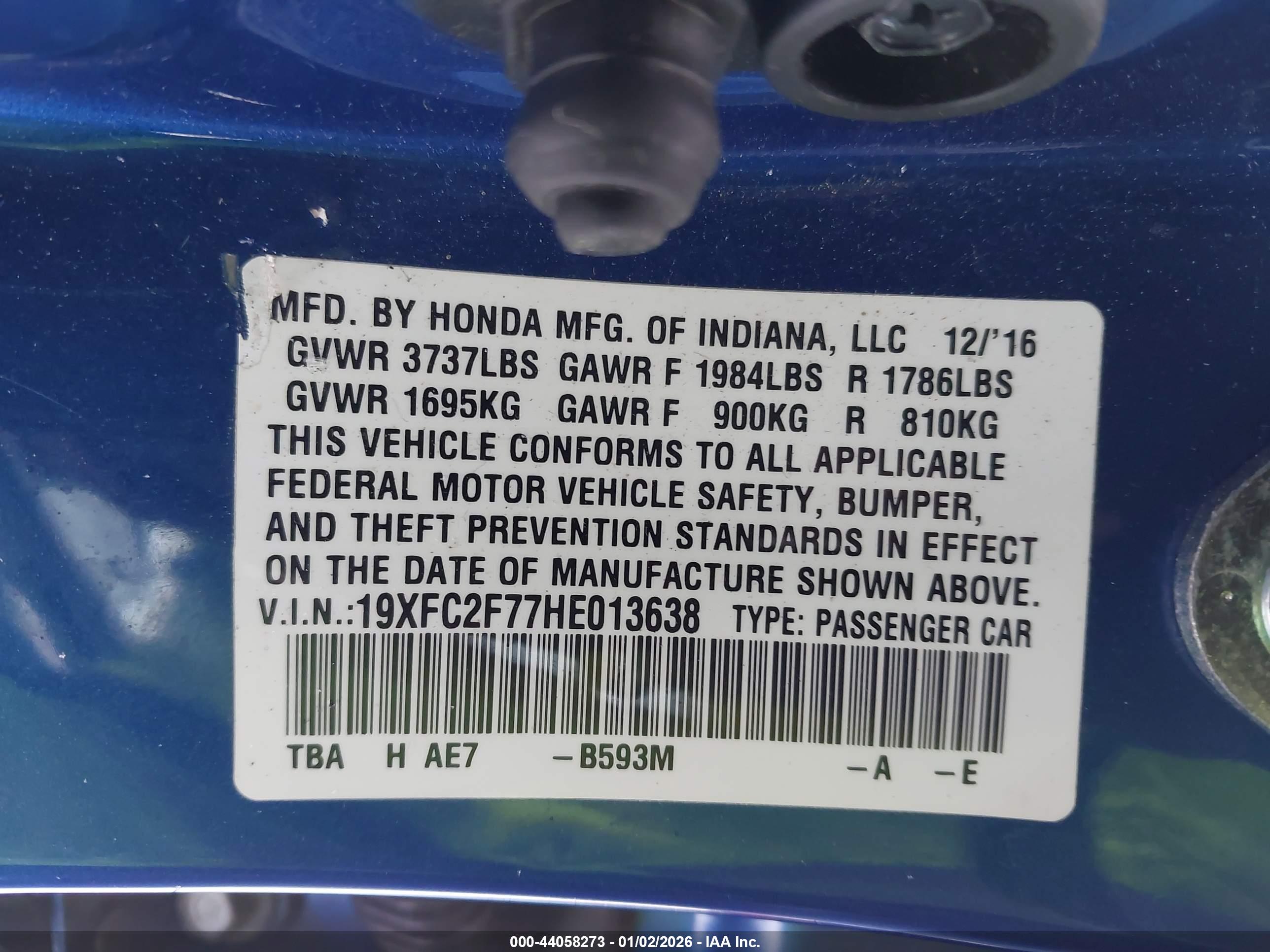 HONDA CIVIC image 9
